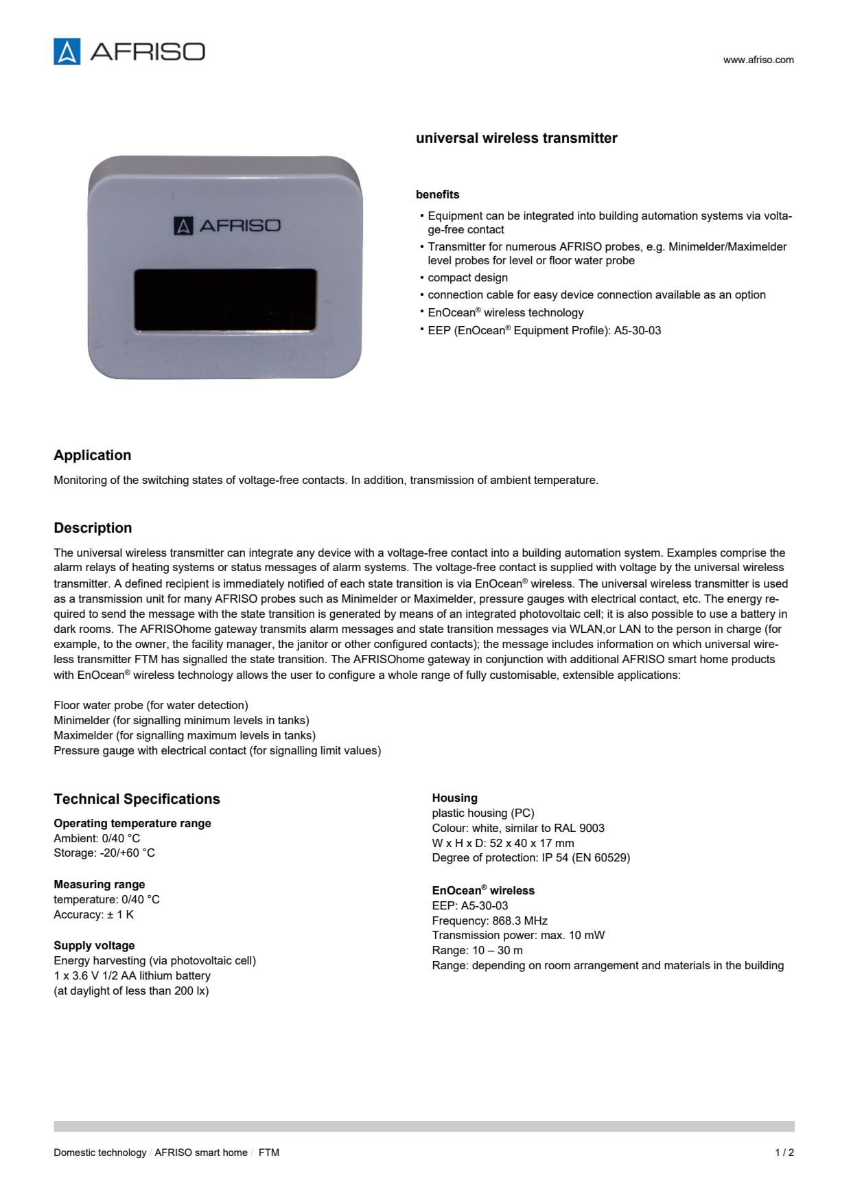 AFRISO_UNIVERSAL-WIRELESS-TRANSMITTER_ENG_GBR.PDF