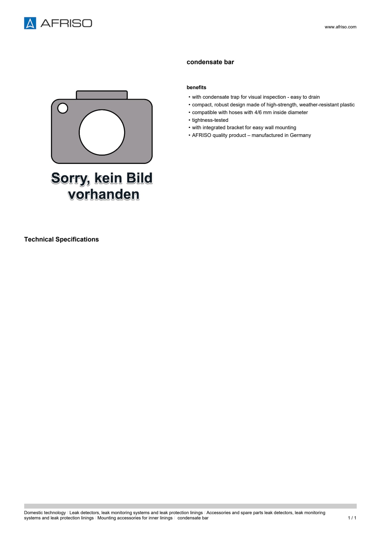 AFRISO_CONDENSATE-BAR_ENG_GBR.PDF