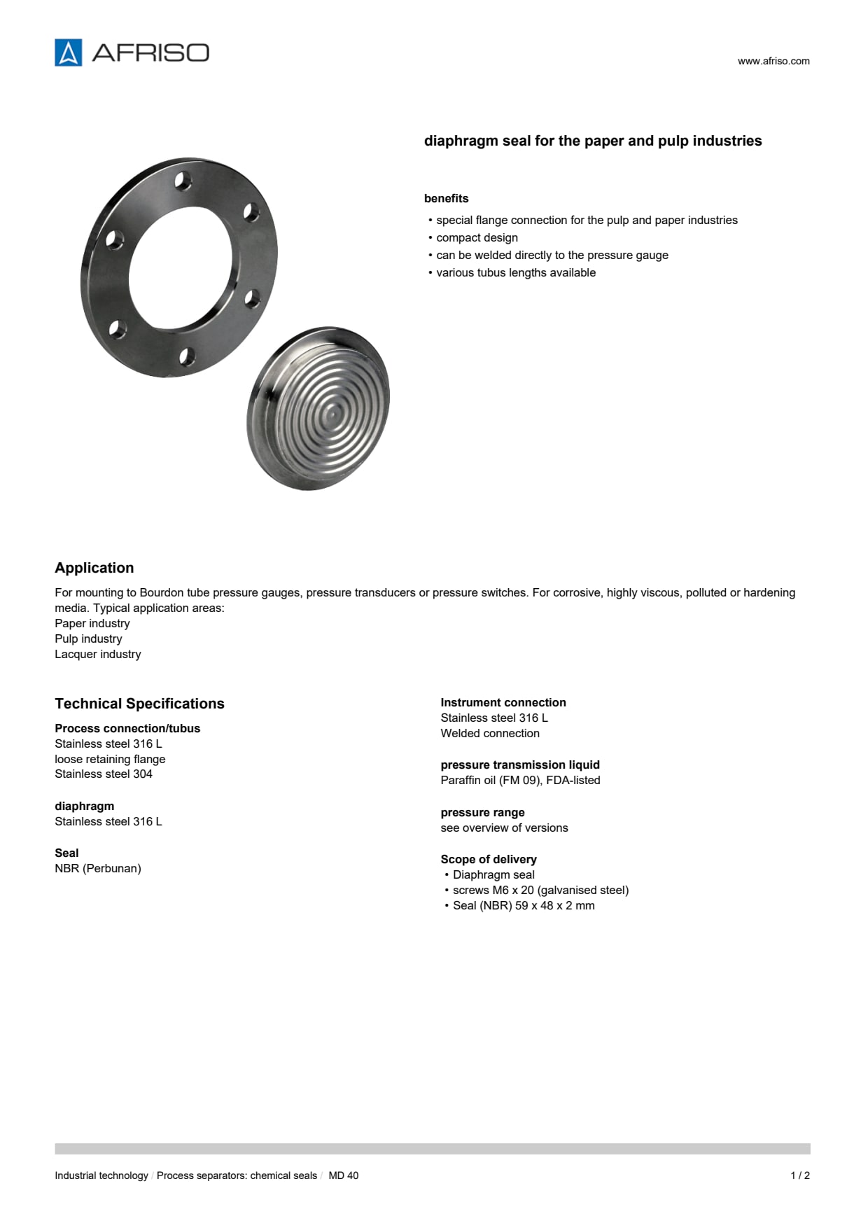 AFRISO_DIAPHRAGM-SEAL-FOR-THE-PAPER-AND-PULP-INDUSTRIES_ENG_GBR.PDF