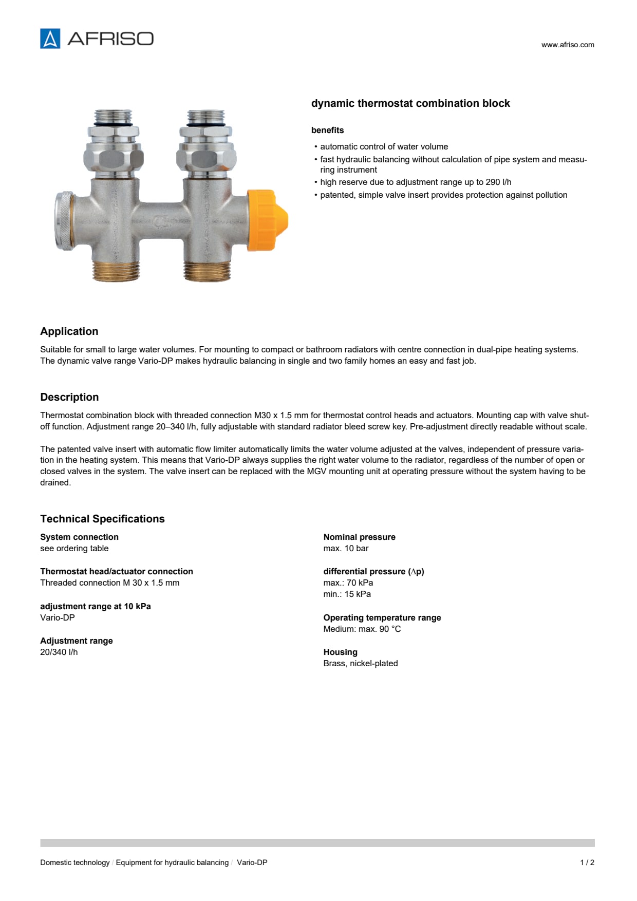 AFRISO_COMBINATION-BLOCK-VARIO-DP_ENG_GBR.PDF