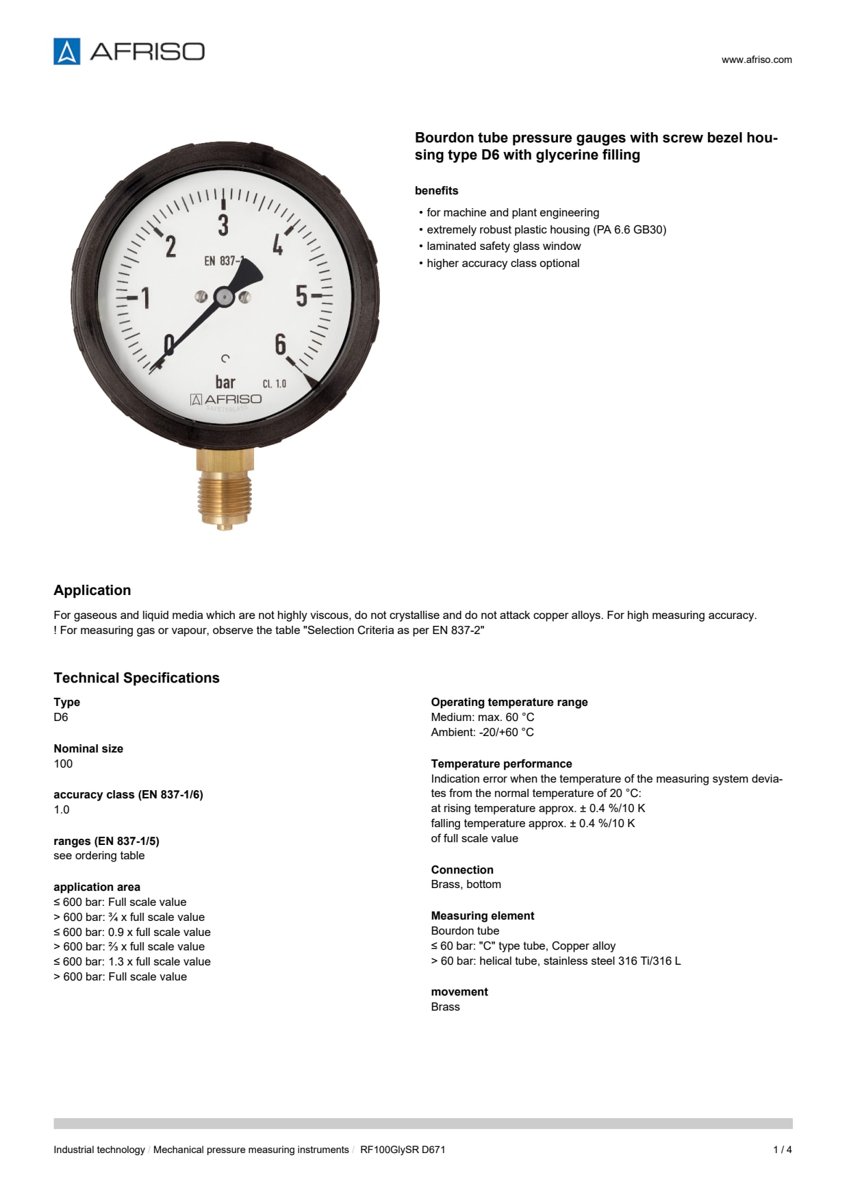 AFRISO_BOURDON-TUBE-PRESSURE-GAUGE-RF100GLYSR_ENG_GBR.PDF