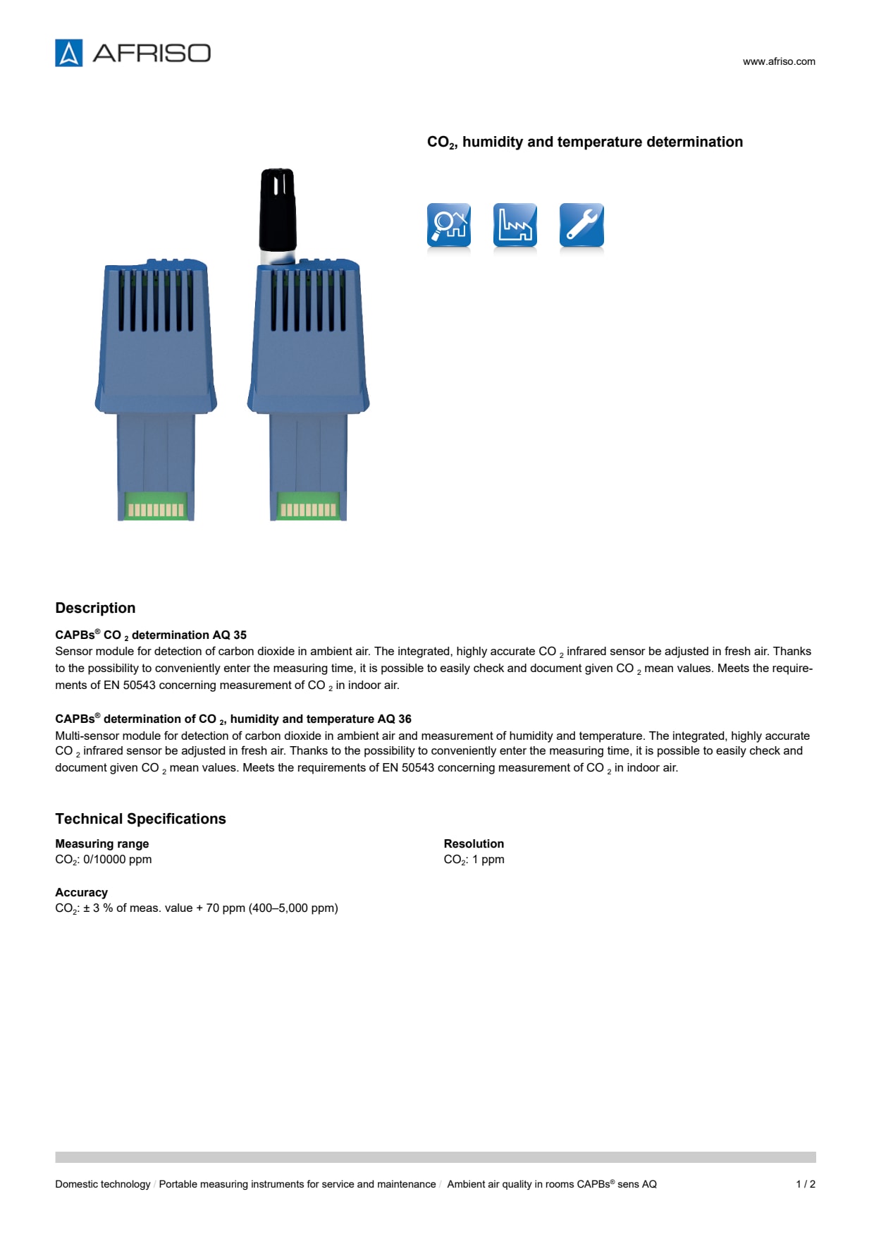 AFRISO_CO2--HUMIDITY-AND-TEMPERATURE-DETERMINATION_ENG_GBR.PDF