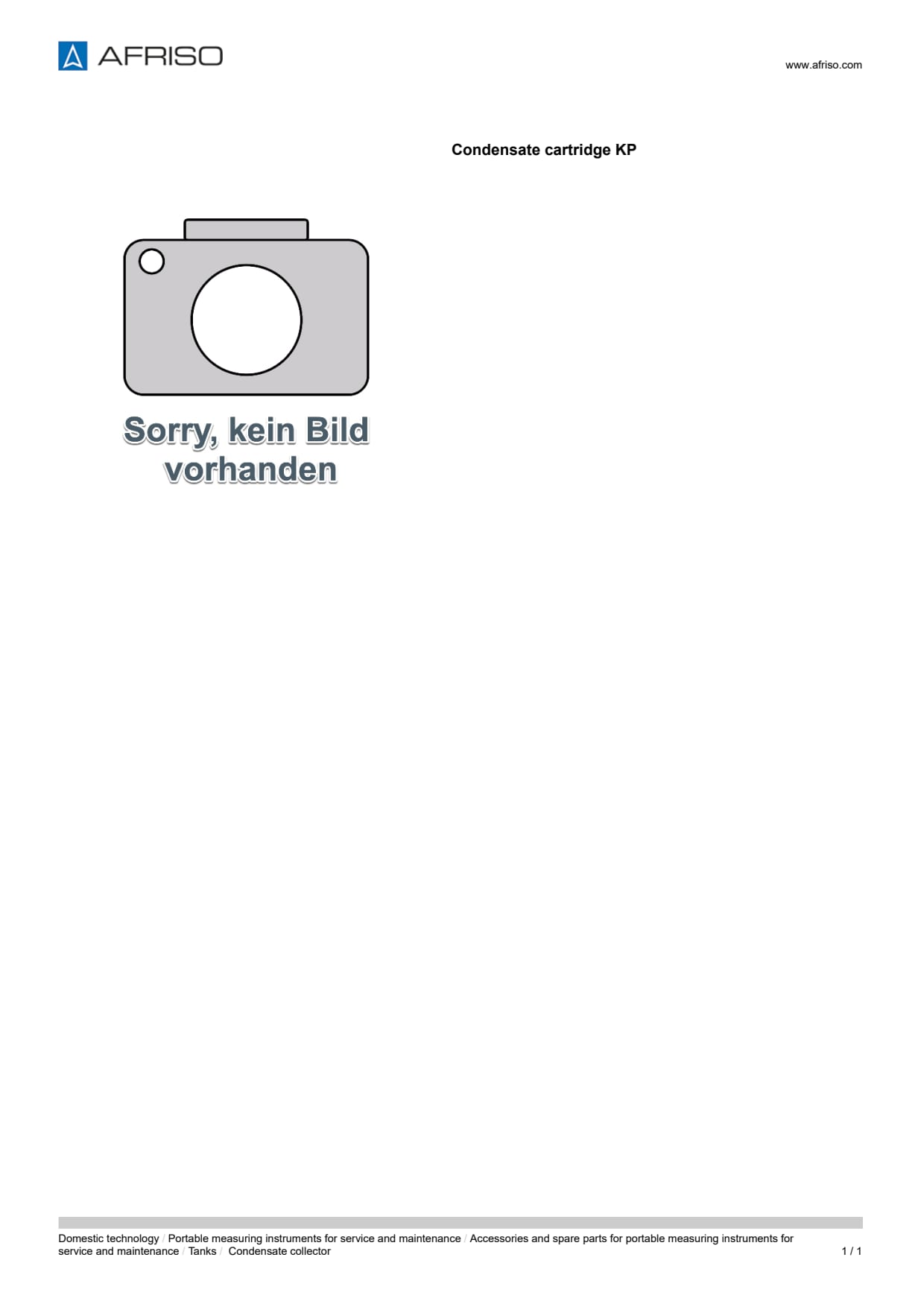 AFRISO_CONDENSATE-CARTRIDGE-KP_ENG_GBR.PDF