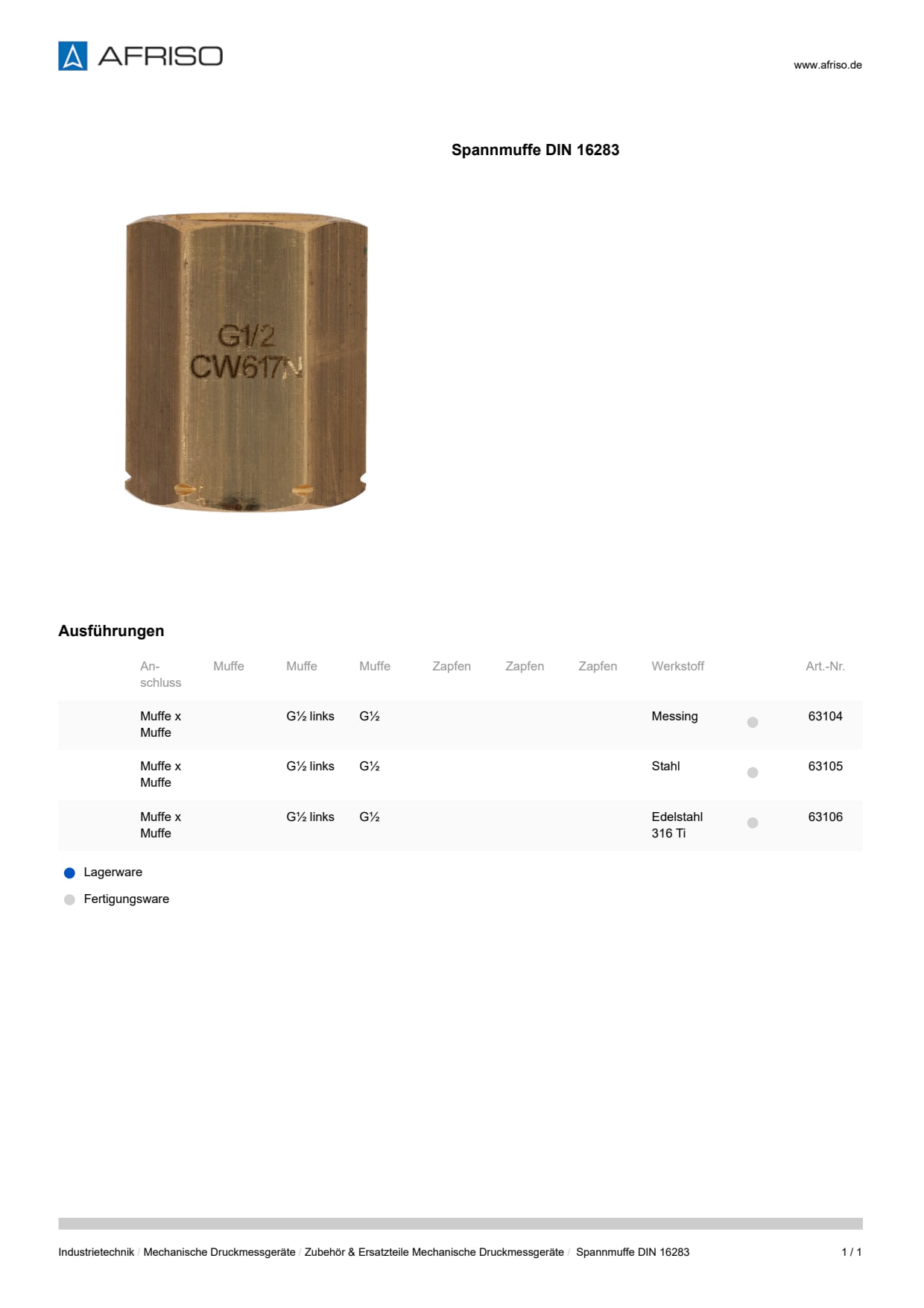 AFRISO_SPANNMUFFE-DIN-16283_DEU_DEU.PDF