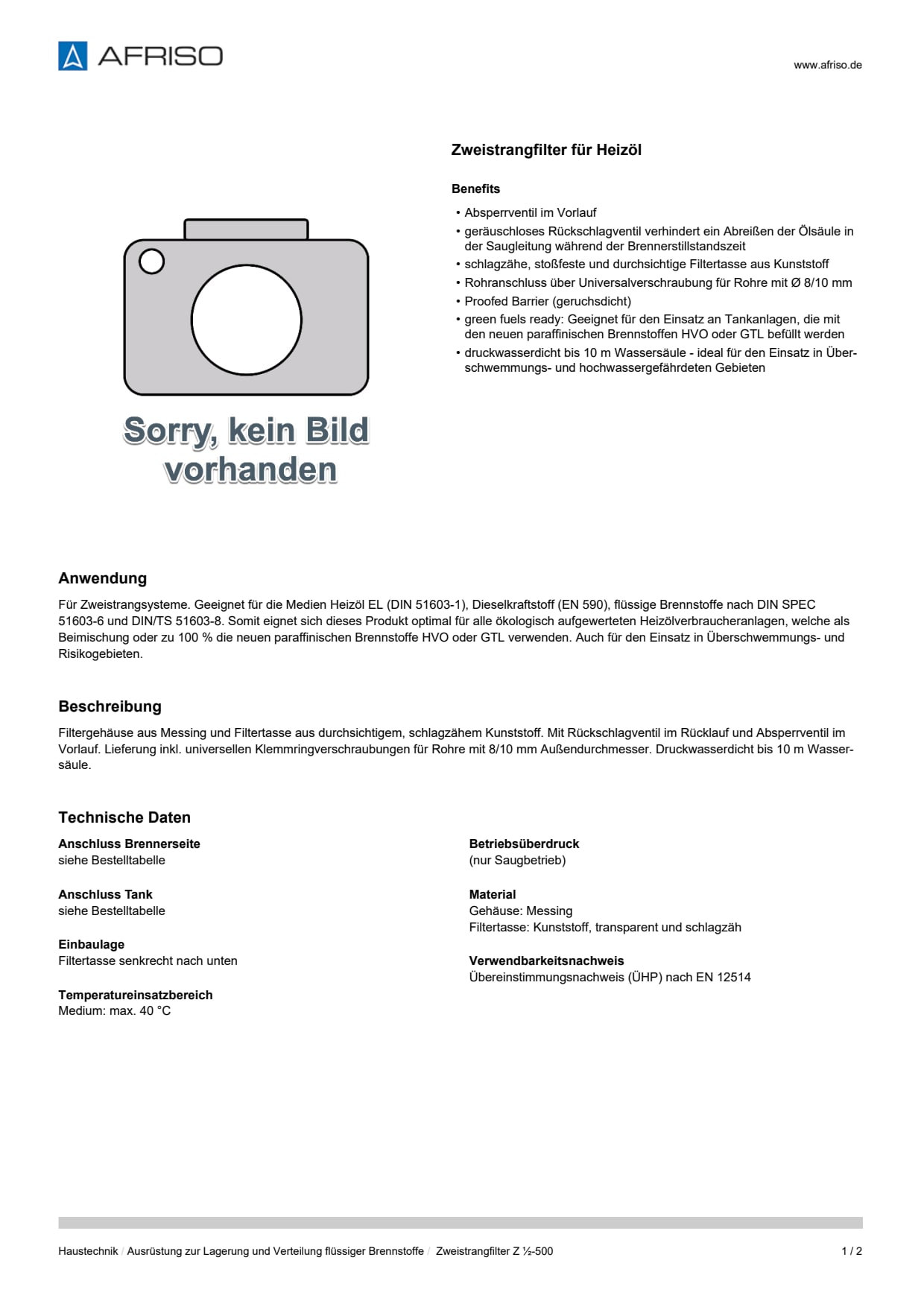 AFRISO_ZWEISTRANGFILTER-FUER-HEIZOEL_DEU_DEU.PDF