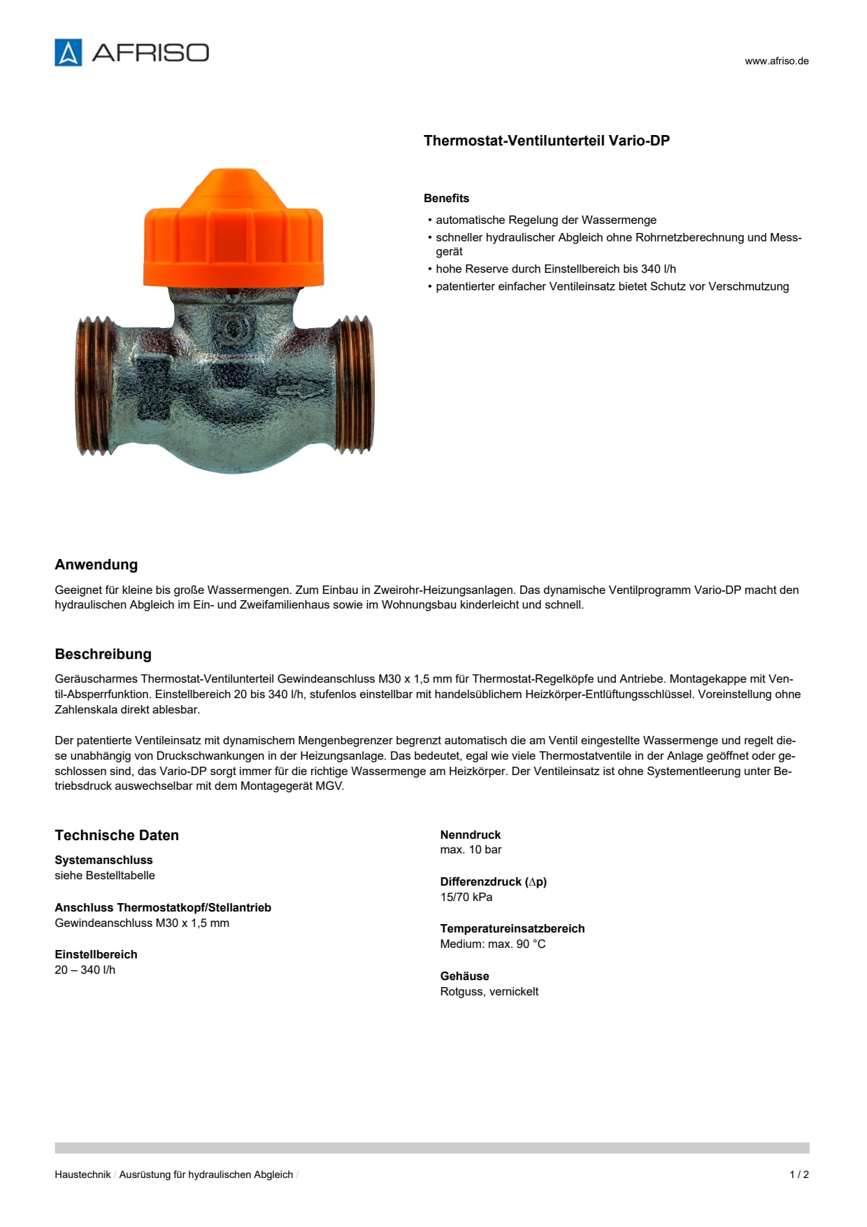 AFRISO_THERMOSTAT-VENTILUNTERTEIL-VARIO-DP_DEU_DEU.PDF