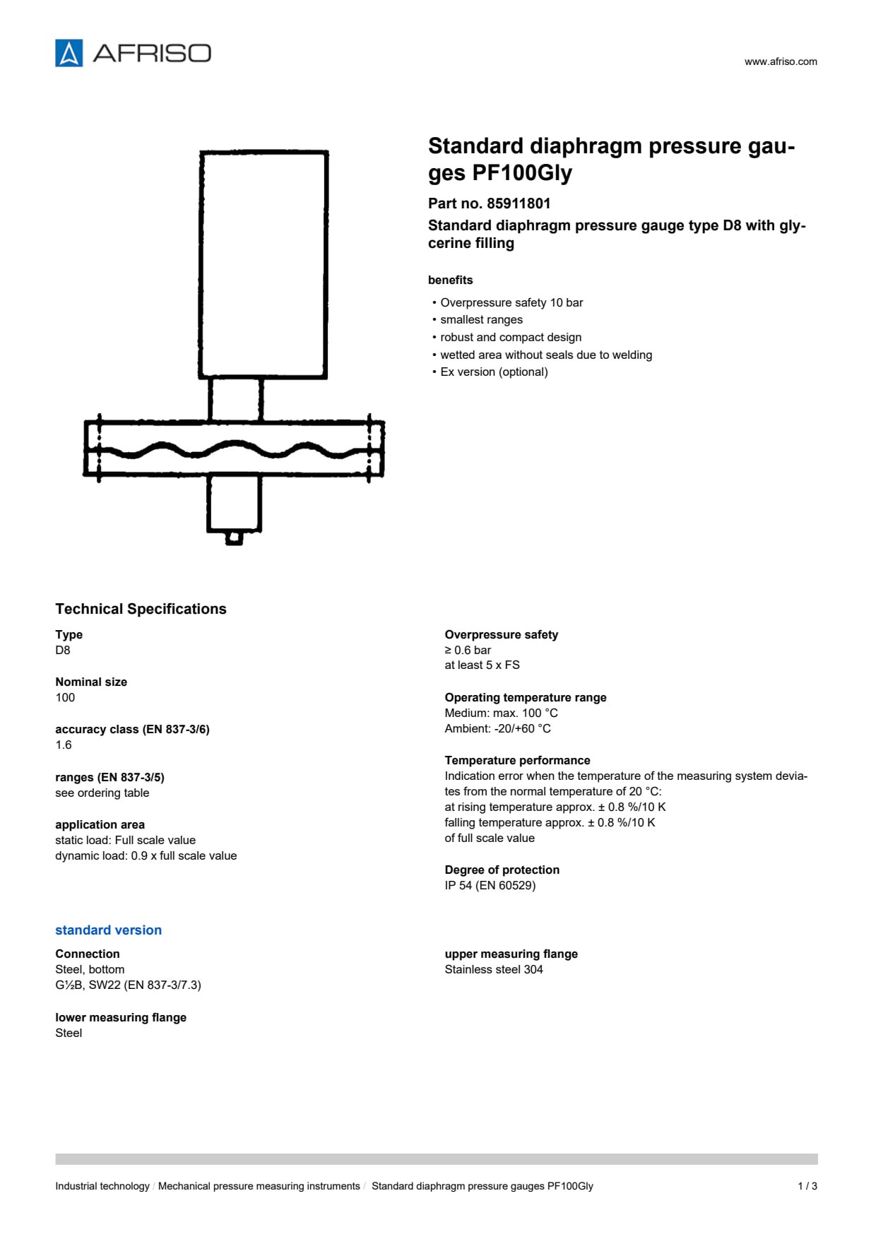 AFRISO_STANDARD-DIAPHRAGM-PRESSURE-GAUGES-PF100GLY-STANDARD-DIAPHRAGM-PRESSURE-GAUGES-T_85911801_ENG_GBR.PDF