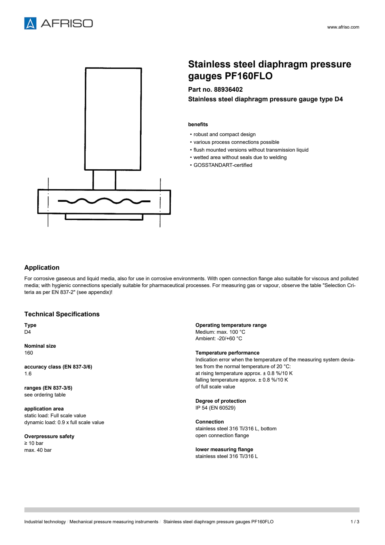 AFRISO_STAINLESS-STEEL-DIAPHRAGM-PRESSURE-GAUGES-PF160FLO-STAINLESS-STEEL-DIAPHRAGM-PRE_88936402_ENG_GBR.PDF