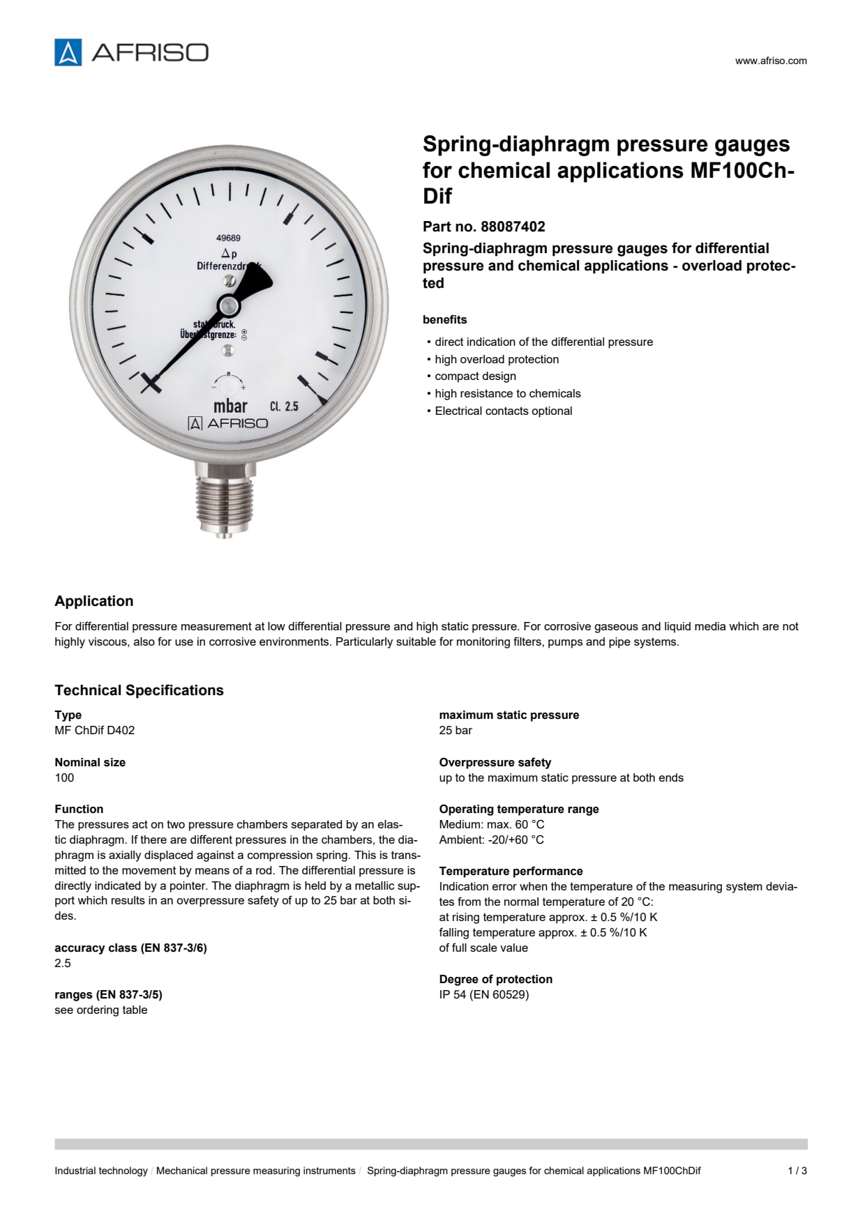 AFRISO_SPRING-DIAPHRAGM-PRESSURE-GAUGES-FOR-CHEMICAL-APPLICATIONS-MF100CHDIF-SPRING-DIA_88087402_ENG_GBR.PDF