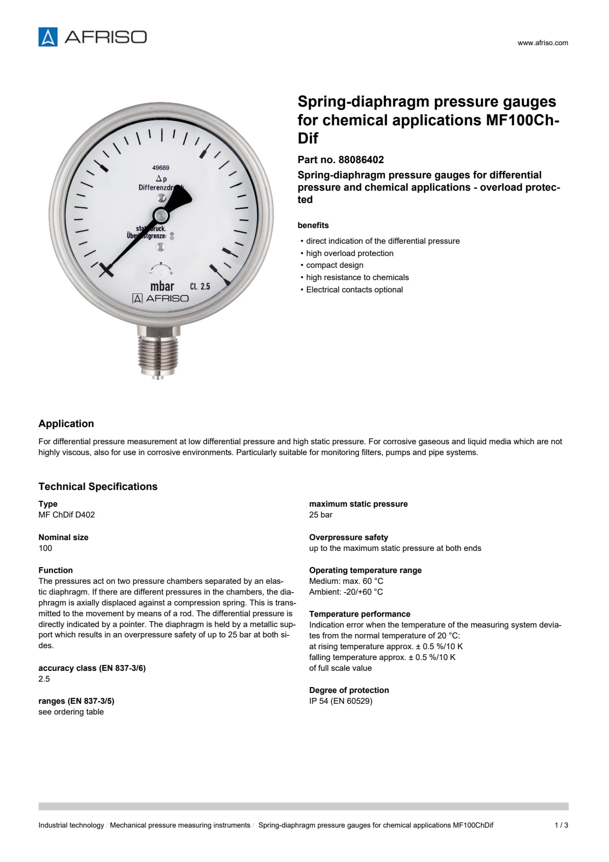 AFRISO_SPRING-DIAPHRAGM-PRESSURE-GAUGES-FOR-CHEMICAL-APPLICATIONS-MF100CHDIF-SPRING-DIA_88086402_ENG_GBR.PDF