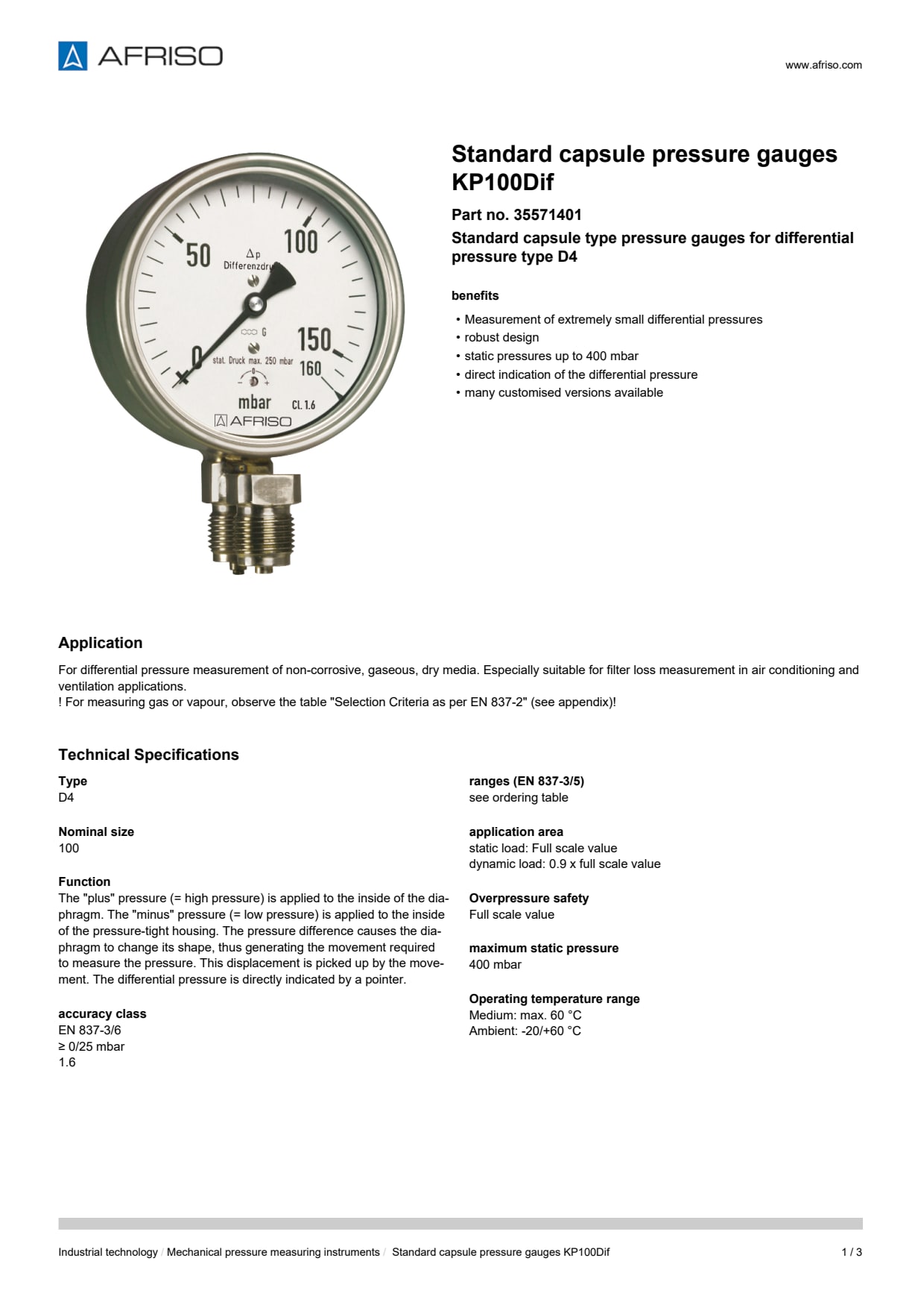 AFRISO_STANDARD-CAPSULE-PRESSURE-GAUGES-KP100DIF-STANDARD-CAPSULE-PRESSURE-GAUGES-FOR-D_35571401_ENG_GBR.PDF