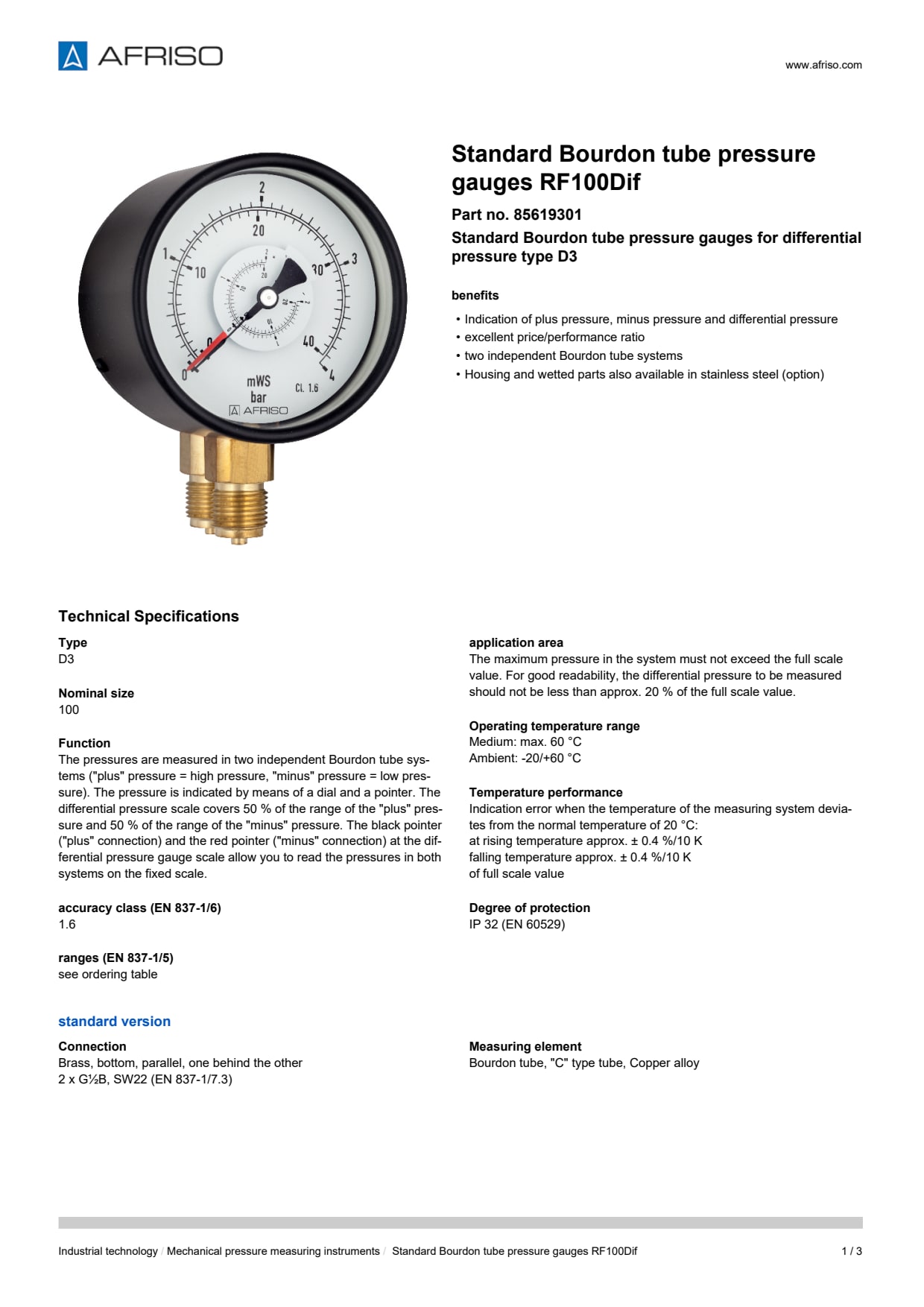 AFRISO_STANDARD-BOURDON-TUBE-PRESSURE-GAUGES-RF100DIF-STANDARD-BOURDON-TUBE-PRESSURE-GA_85619301_ENG_GBR.PDF