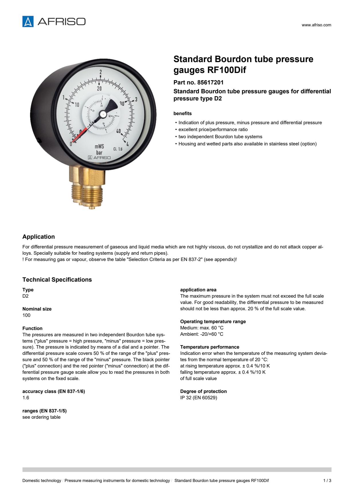 AFRISO_STANDARD-BOURDON-TUBE-PRESSURE-GAUGES-RF100DIF-STANDARD-BOURDON-TUBE-PRESSURE-GA_85617201_ENG_GBR.PDF