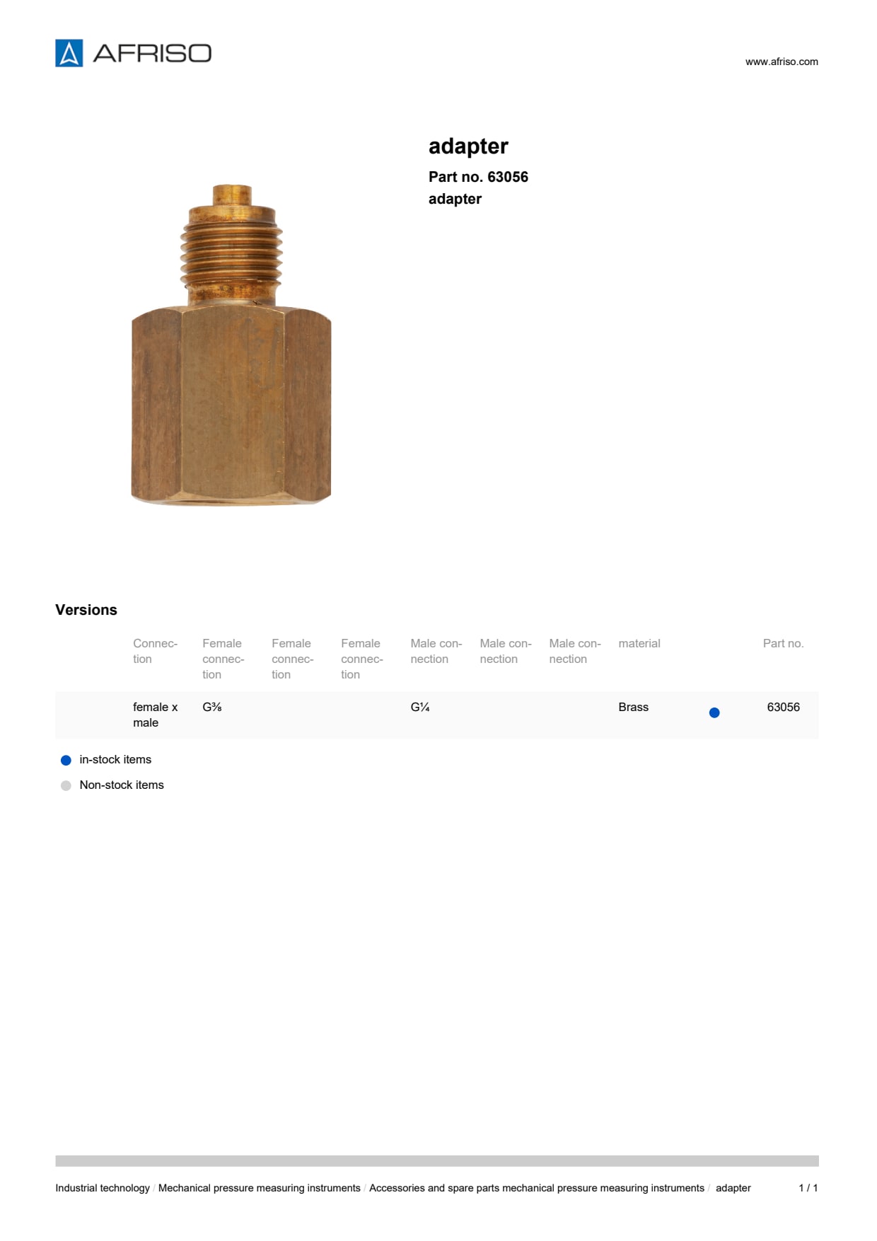 AFRISO_ADAPTER-ADAPTER_63056_ENG_GBR.PDF