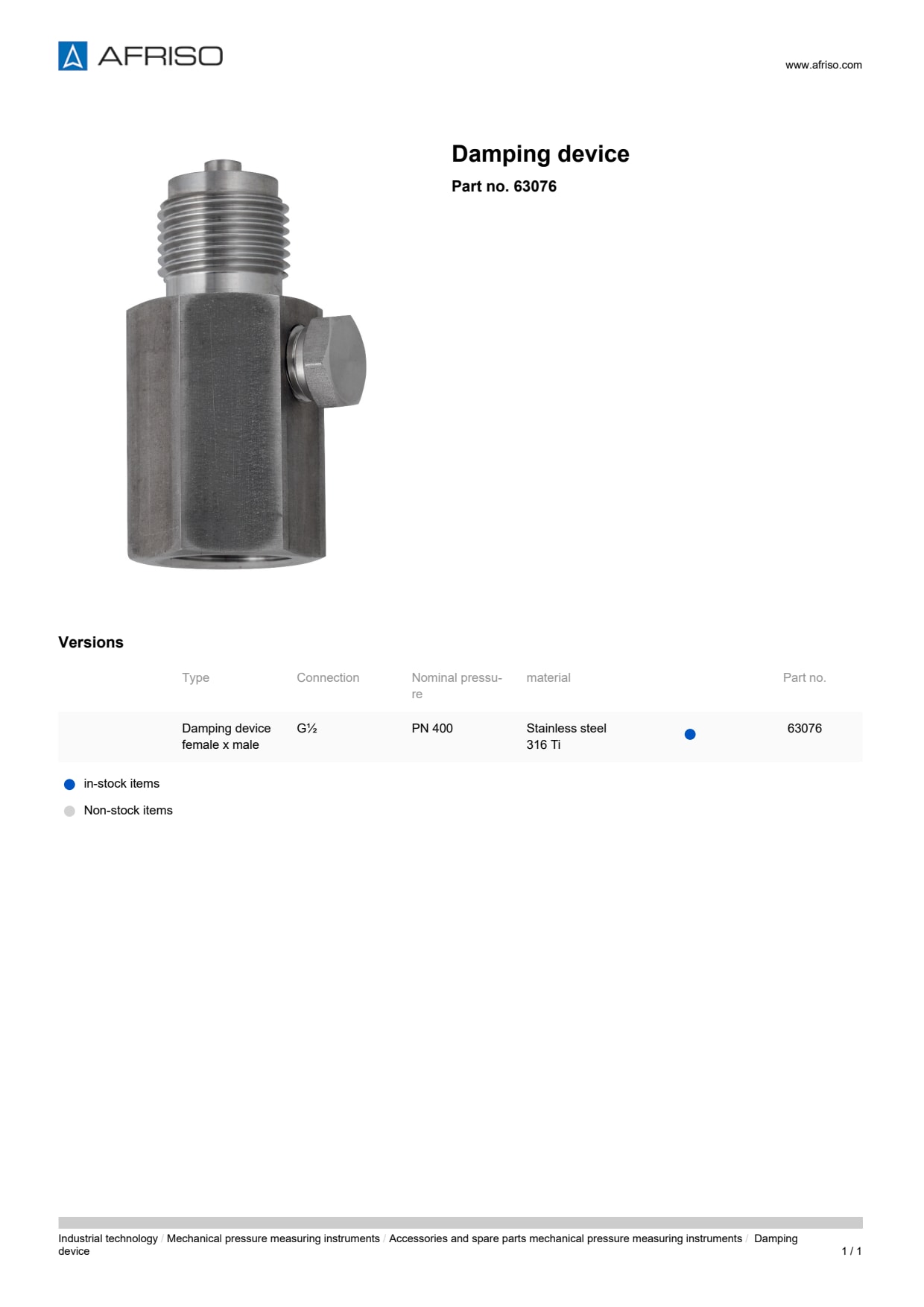 AFRISO_DAMPING-DEVICE_63076_ENG_GBR.PDF