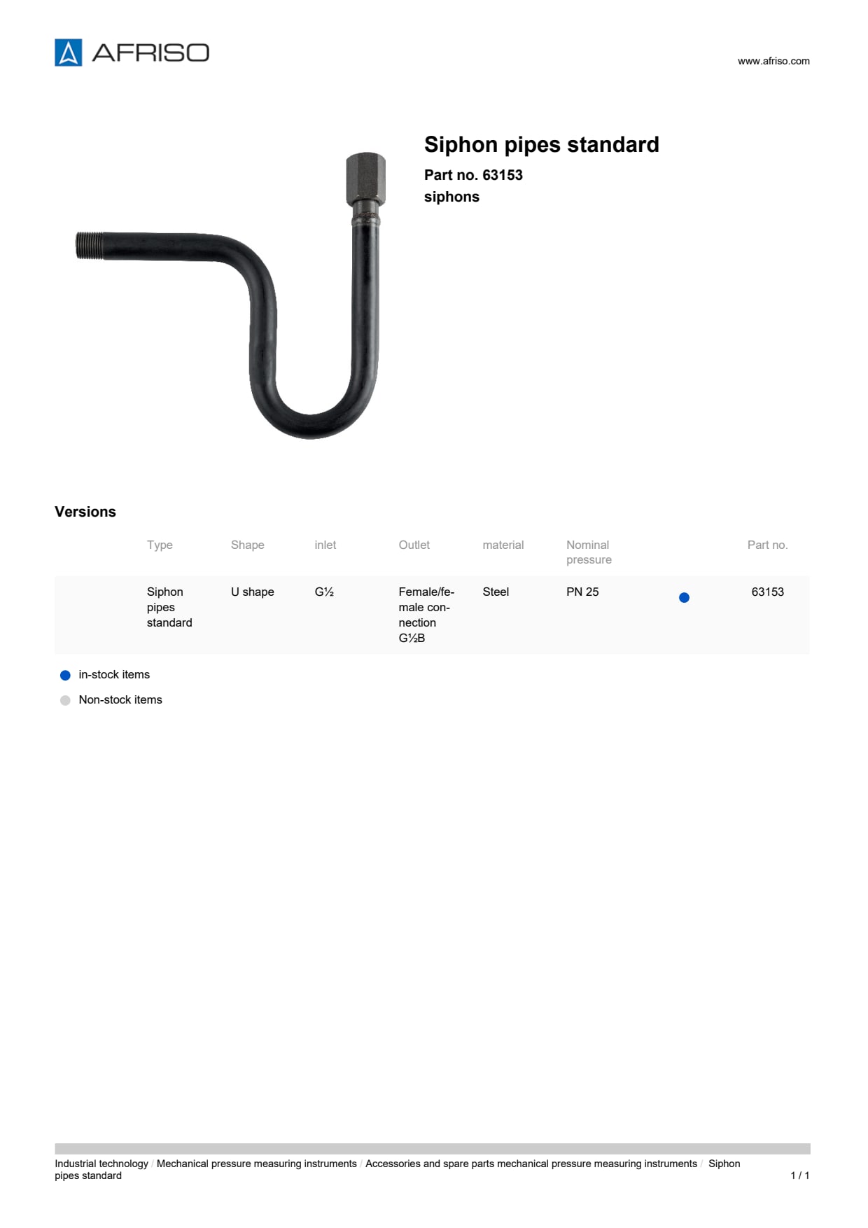 AFRISO_SIPHON-PIPES-STANDARD-SIPHONS_63153_ENG_GBR.PDF