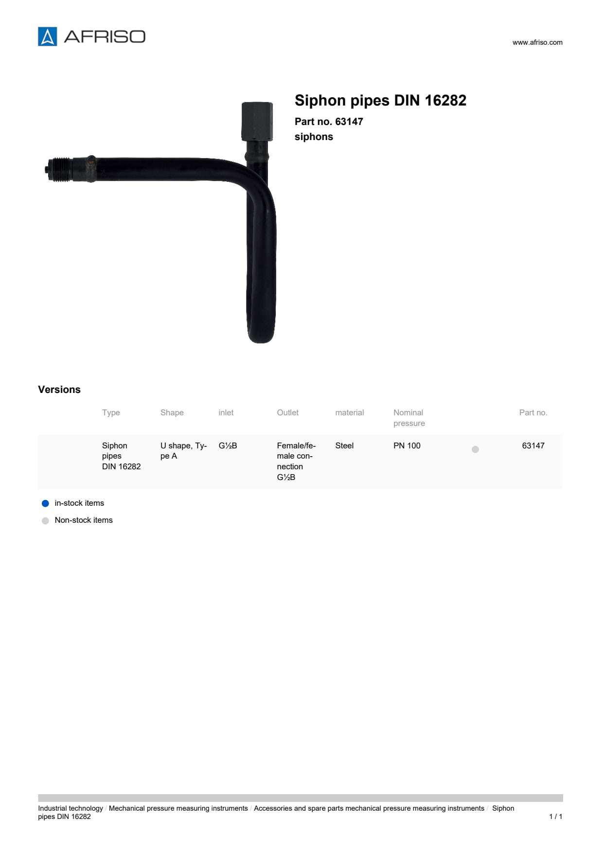 AFRISO_SIPHON-PIPES-DIN-16282-SIPHONS_63147_ENG_GBR.PDF