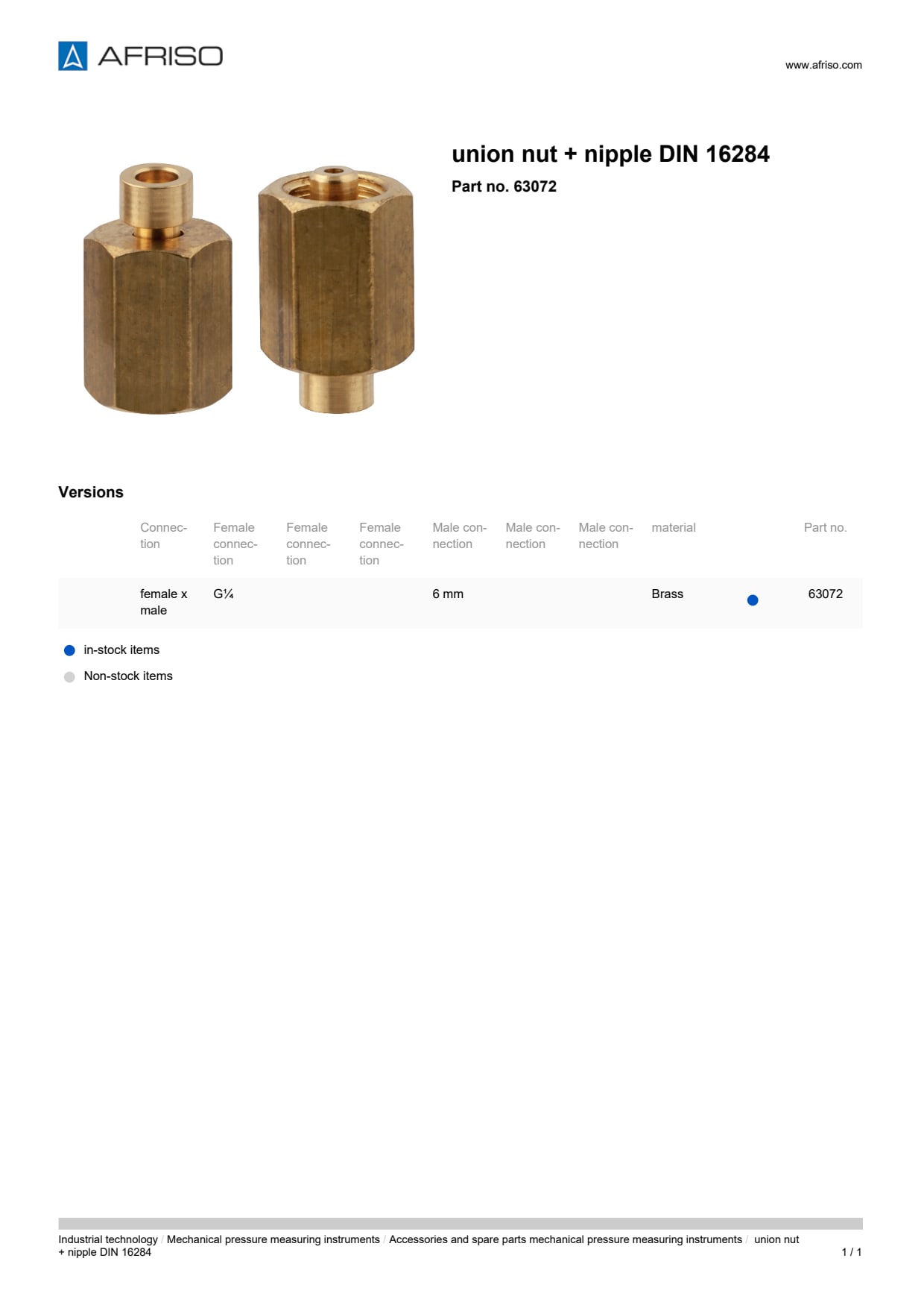 AFRISO_UNION-NUT---NIPPLE-DIN-16284_63072_ENG_GBR.PDF