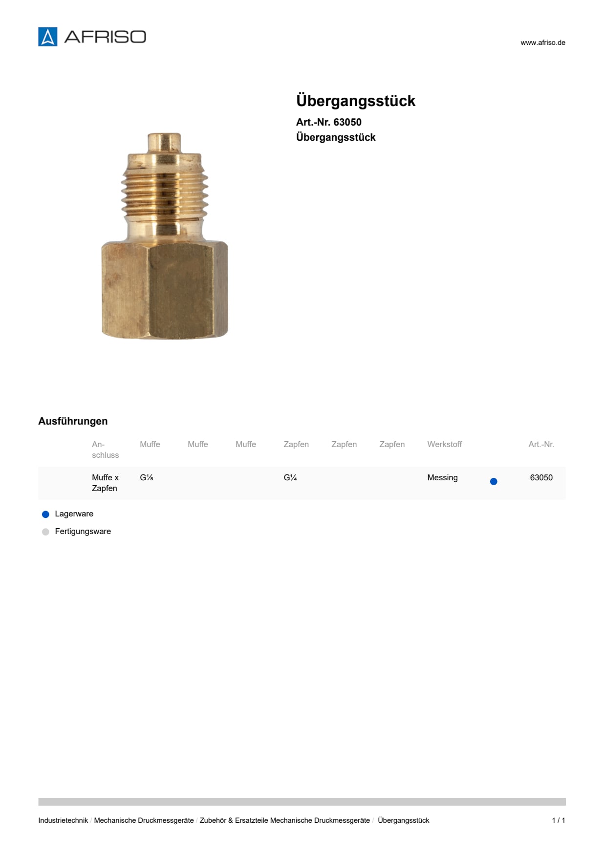 AFRISO_UEBERGANGSSTUECK-UEBERGANGSSTUECK_63050_DEU_DEU.PDF