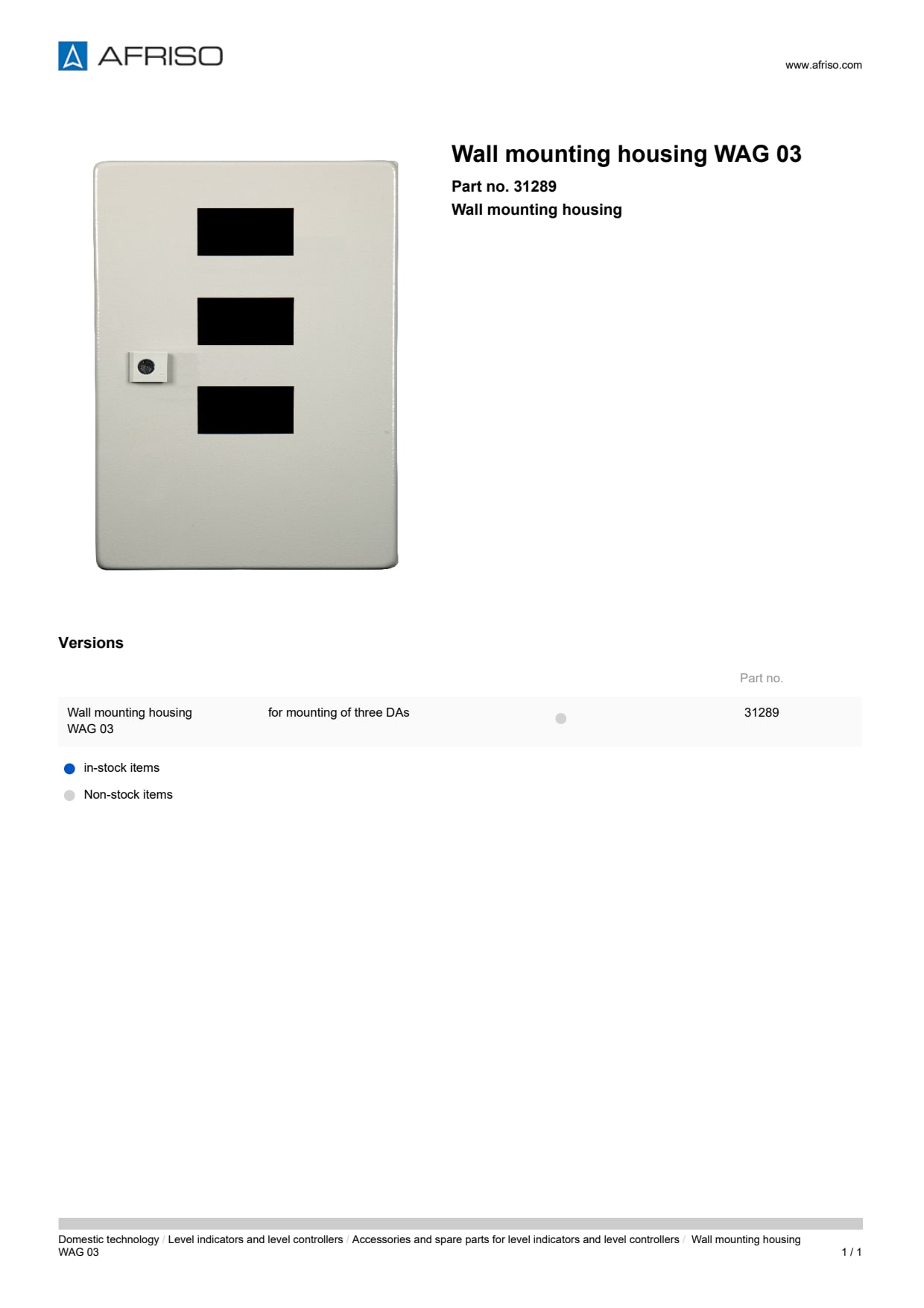 AFRISO_WALL-MOUNTING-HOUSING-WAG-03-WALL-MOUNTING-HOUSING_31289_ENG_GBR.PDF