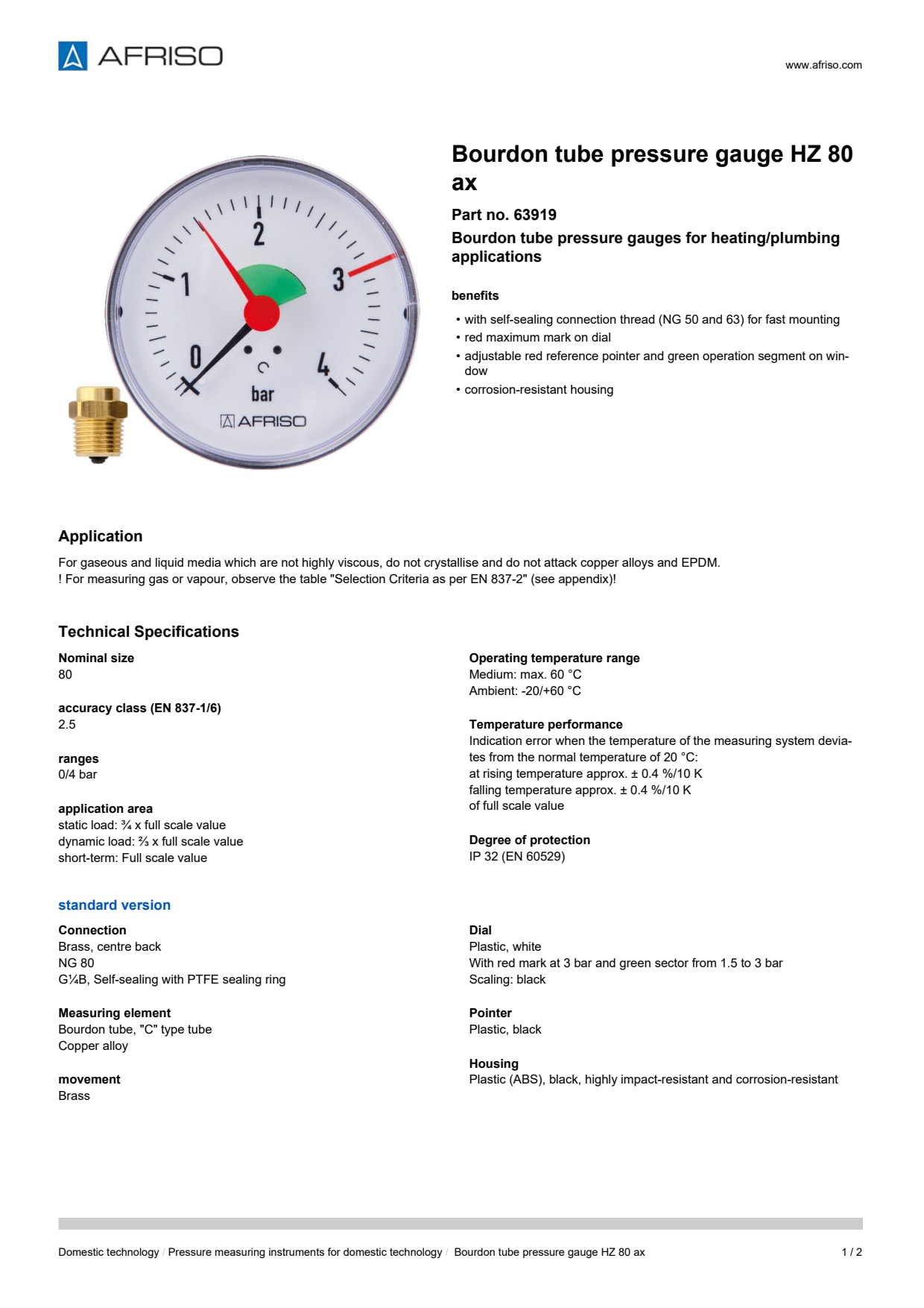 AFRISO_BOURDON-TUBE-PRESSURE-GAUGE-HZ-80-AX-BOURDON-TUBE-PRESSURE-GAUGE-HZ-FOR-HEATING-_63919_ENG_GBR.PDF