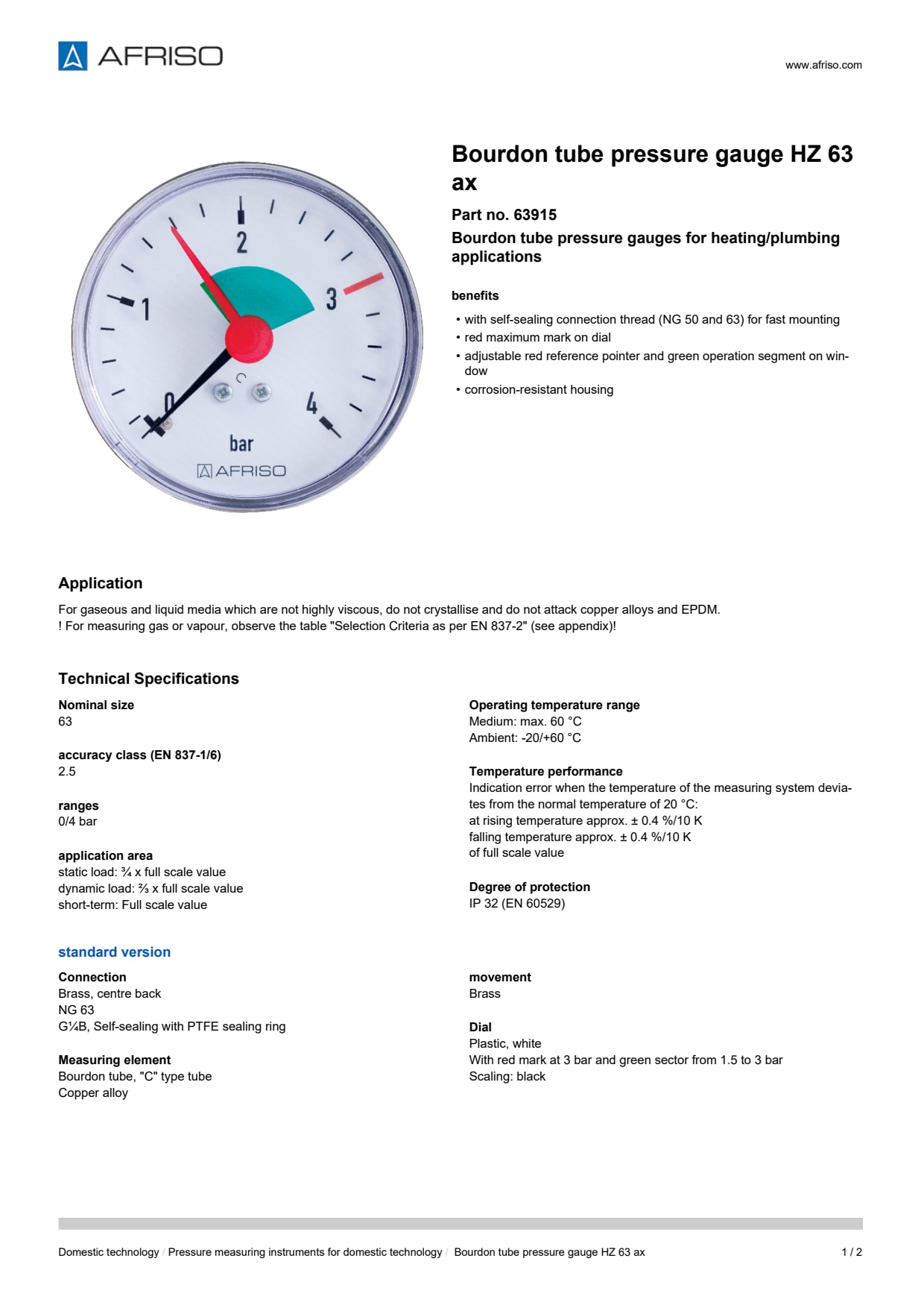 AFRISO_BOURDON-TUBE-PRESSURE-GAUGE-HZ-63-AX-BOURDON-TUBE-PRESSURE-GAUGE-HZ-FOR-HEATING-_63915_ENG_GBR.PDF