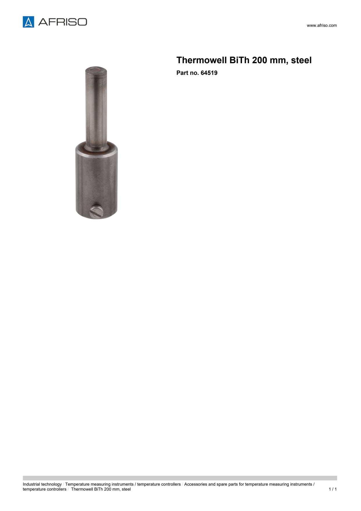 AFRISO_THERMOWELL-BITH-200-MM--STEEL_64519_ENG_GBR.PDF