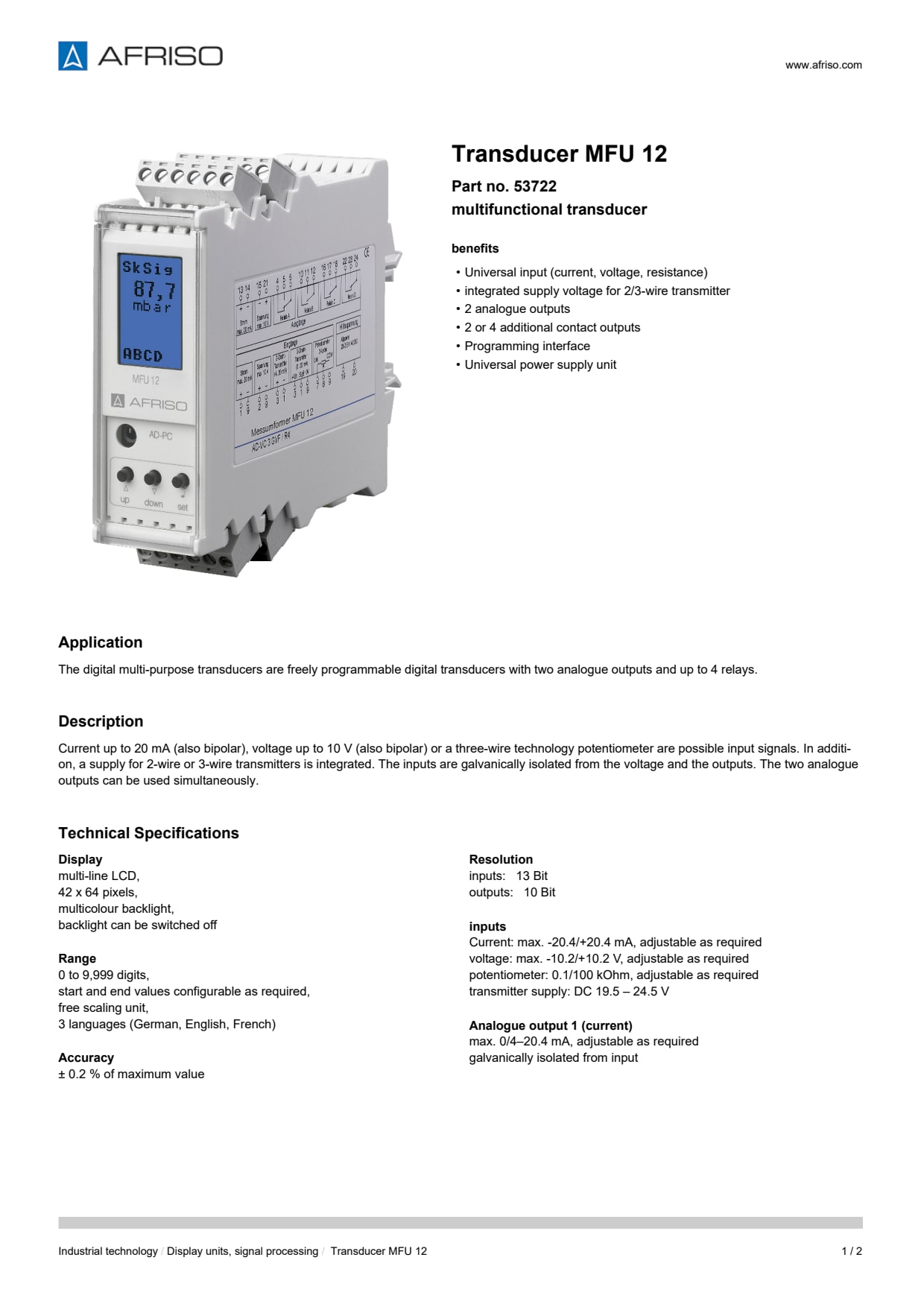 AFRISO_TRANSDUCER-MFU-12-MULTIFUNCTIONAL-TRANSDUCER_53722_ENG_GBR.PDF
