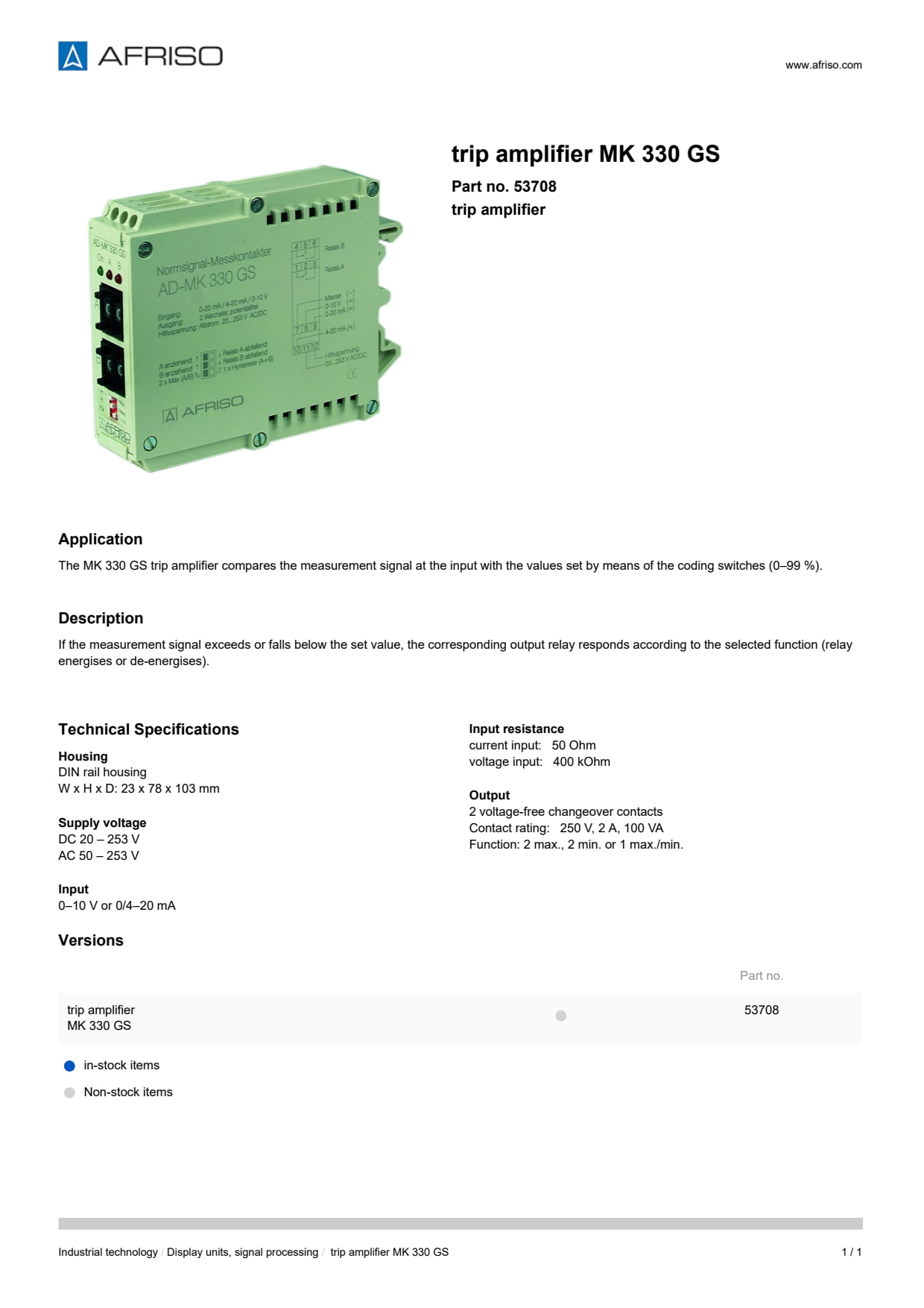 AFRISO_TRIP-AMPLIFIER-MK-330-GS-TRIP-AMPLIFIER_53708_ENG_GBR.PDF