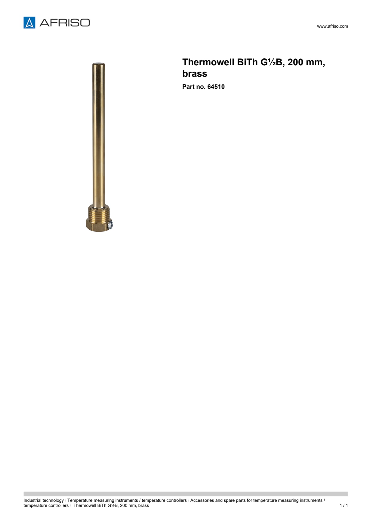 AFRISO_THERMOWELL-BITH-G-B--200-MM--BRASS_64510_ENG_GBR.PDF