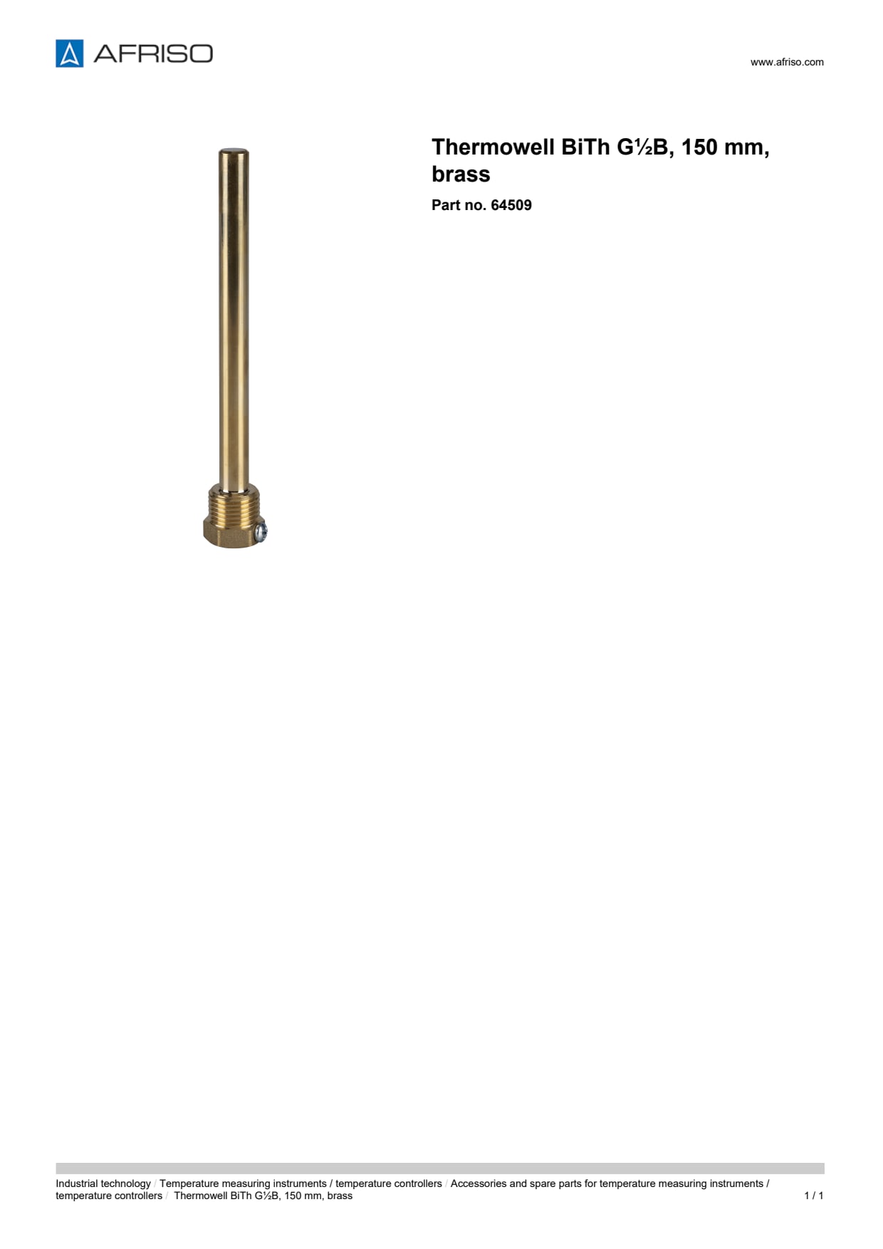 AFRISO_THERMOWELL-BITH-G-B--150-MM--BRASS_64509_ENG_GBR.PDF