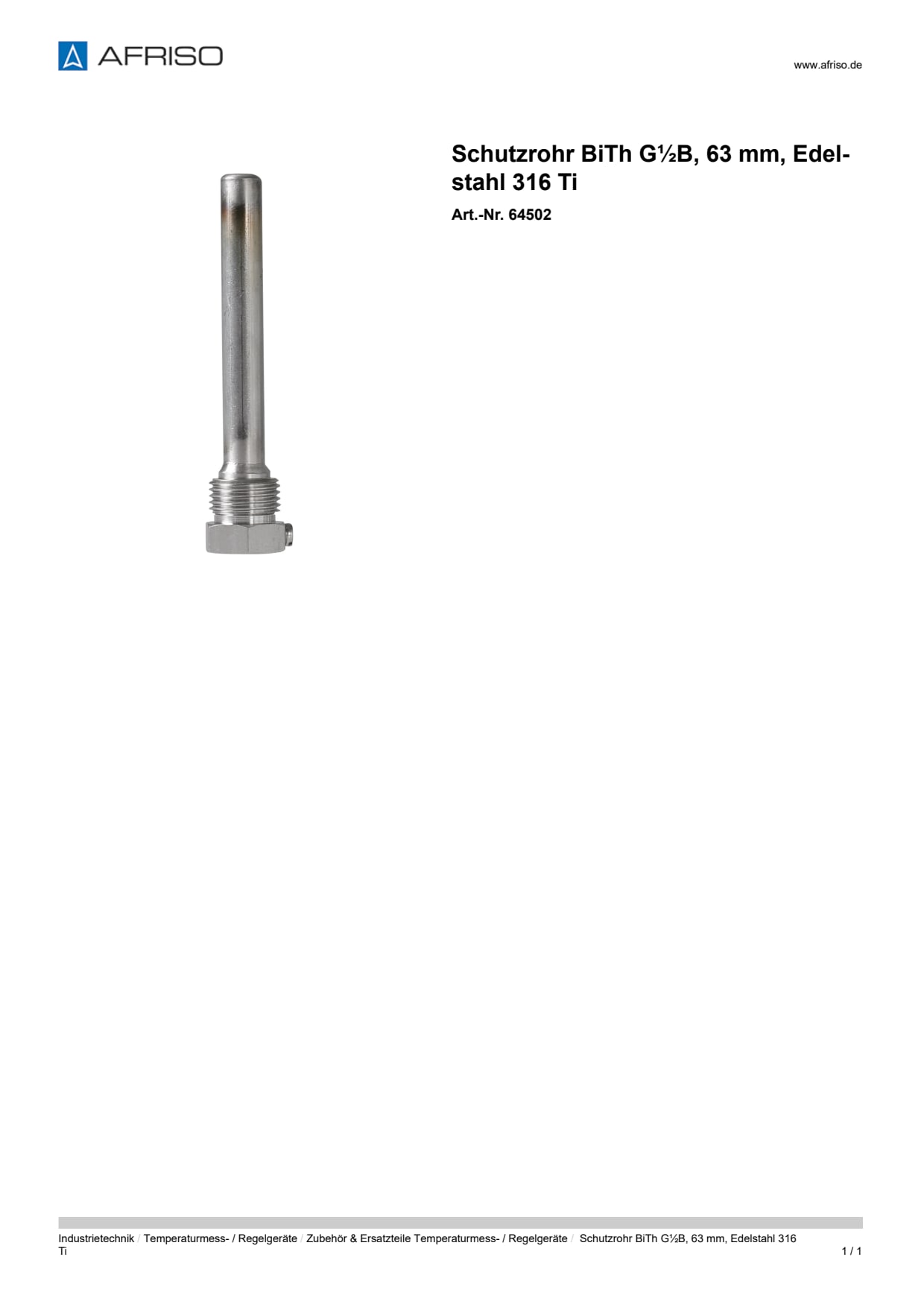 AFRISO_SCHUTZROHR-BITH-G-B--63-MM--EDELSTAHL-316-TI_64502_DEU_DEU.PDF