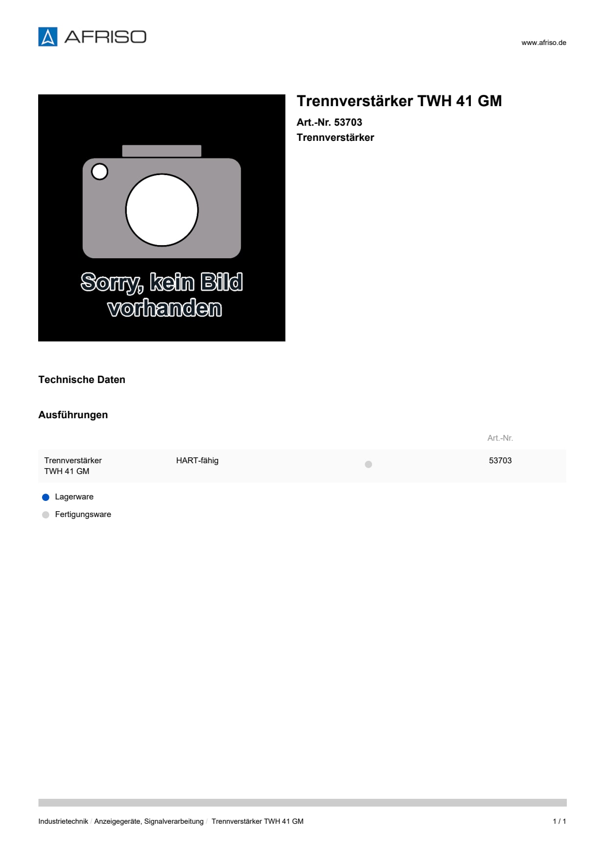 AFRISO_TRENNVERSTAERKER-TWH-41-GM-TRENNVERSTAERKER_53703_DEU_DEU.PDF