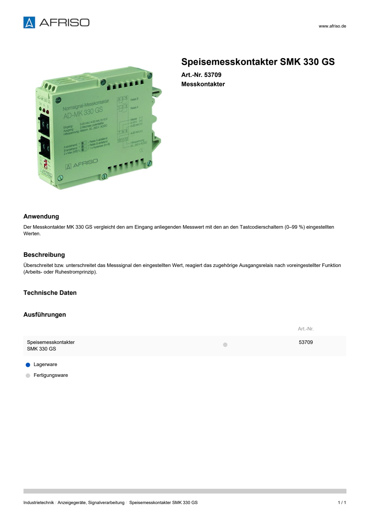 AFRISO_SPEISEMESSKONTAKTER-SMK-330-GS-MESSKONTAKTER_53709_DEU_DEU.PDF