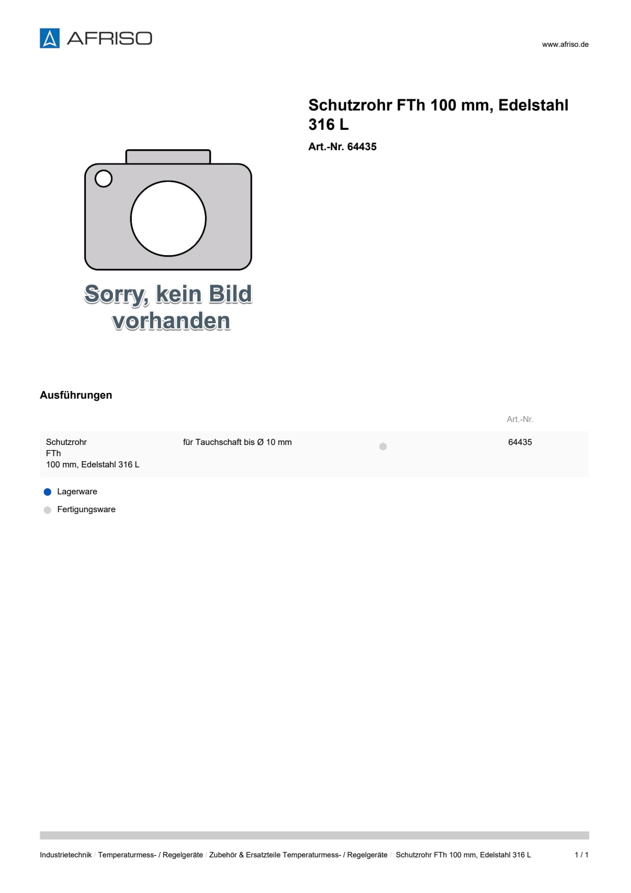 AFRISO_SCHUTZROHR-FTH-100-MM--EDELSTAHL-316-L_64435_DEU_DEU.PDF