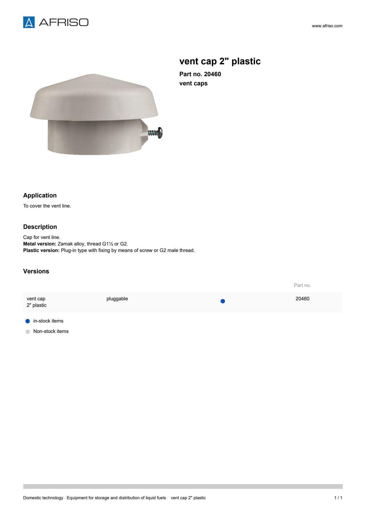 AFRISO_VENT-CAP-2--PLASTIC-VENT-CAPS_20460_ENG_GBR.PDF