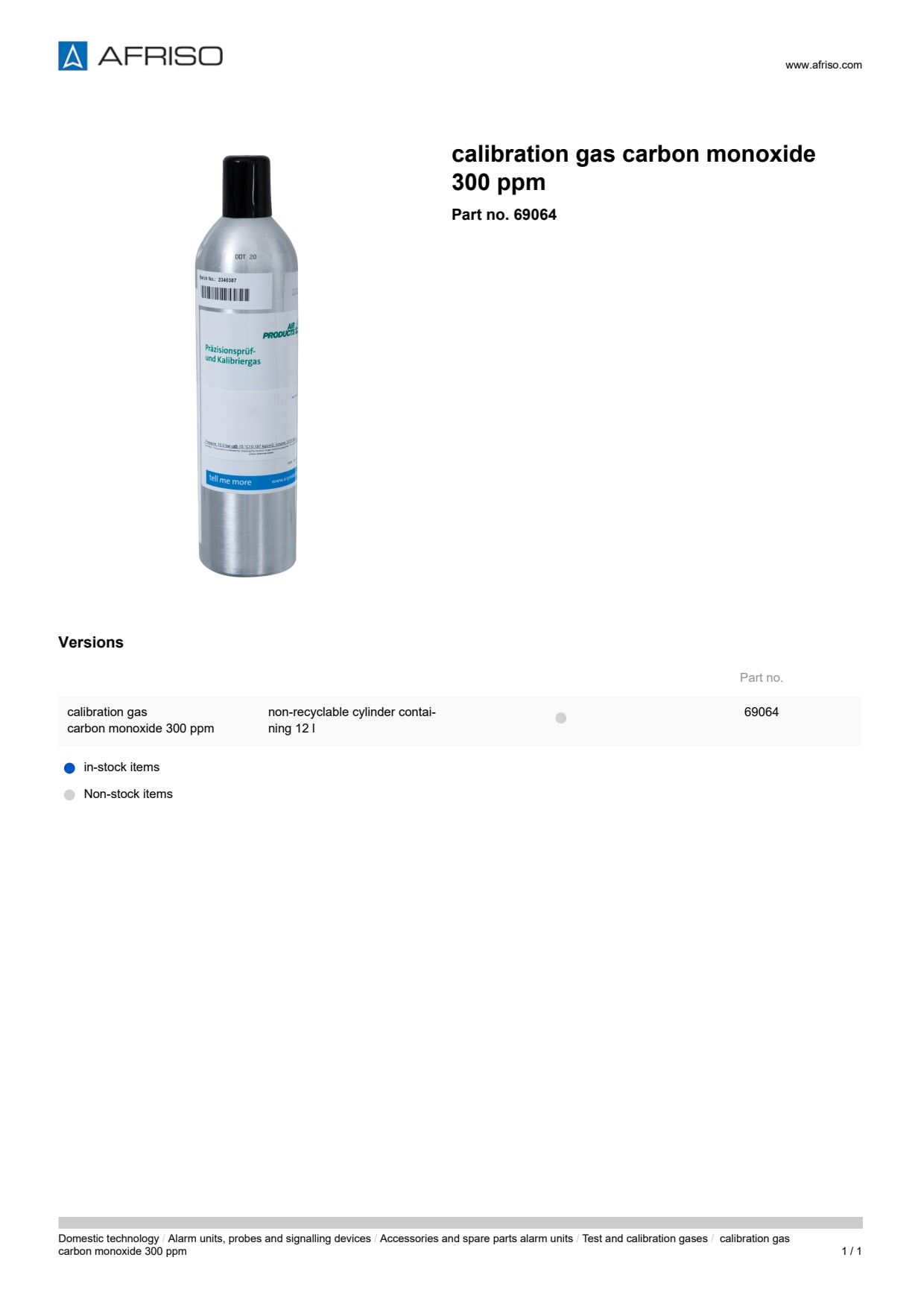 AFRISO_CALIBRATION-GAS-CARBON-MONOXIDE-300-PPM_69064_ENG_GBR.PDF