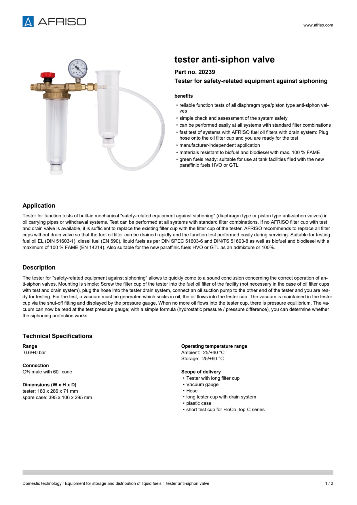 AFRISO_TESTER-ANTI-SIPHON-VALVE-TESTER-FOR-SAFETY-EQUIPMENT-AGAINST-SIPHONING_20239_ENG_GBR.PDF
