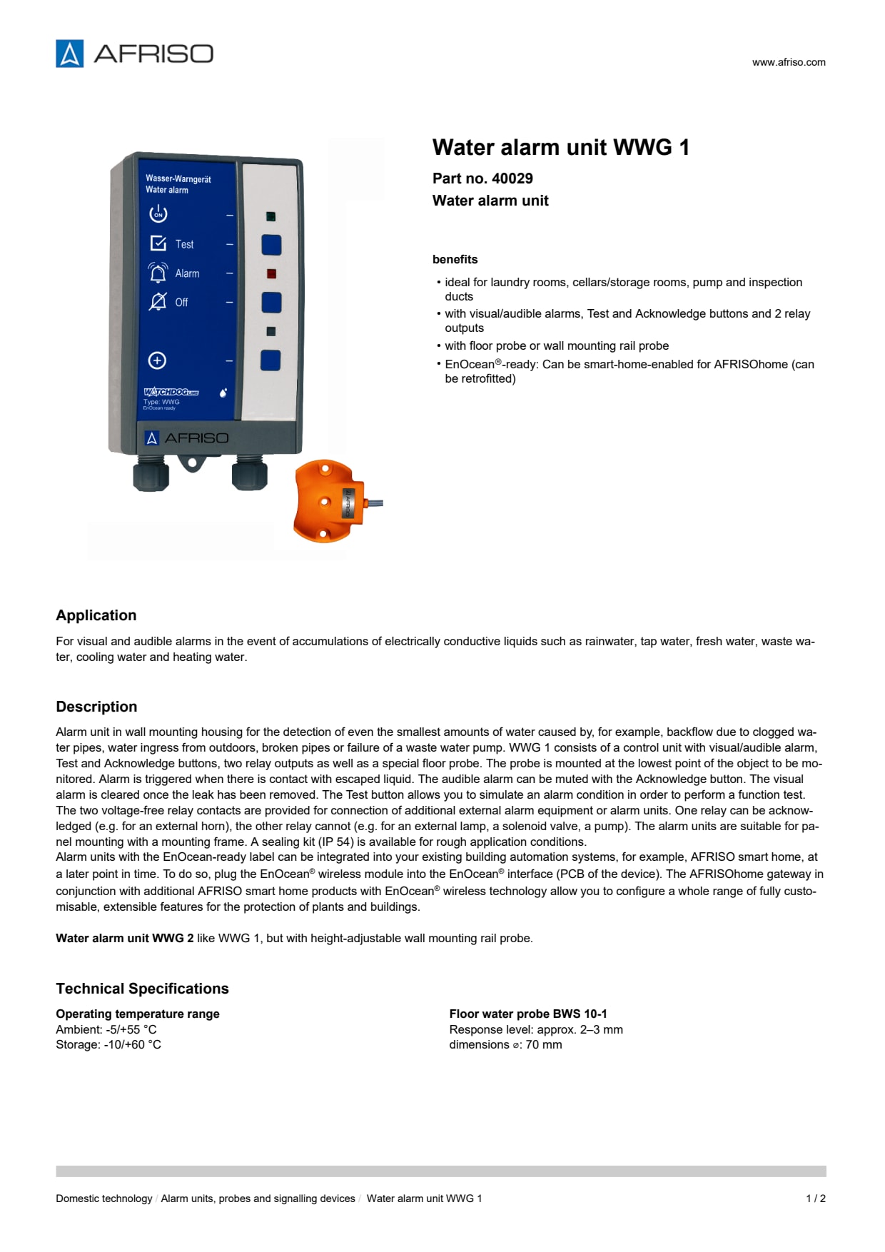 AFRISO_WATER-ALARM-UNIT-WWG-1-WATER-ALARM-UNIT_40029_ENG_GBR.PDF