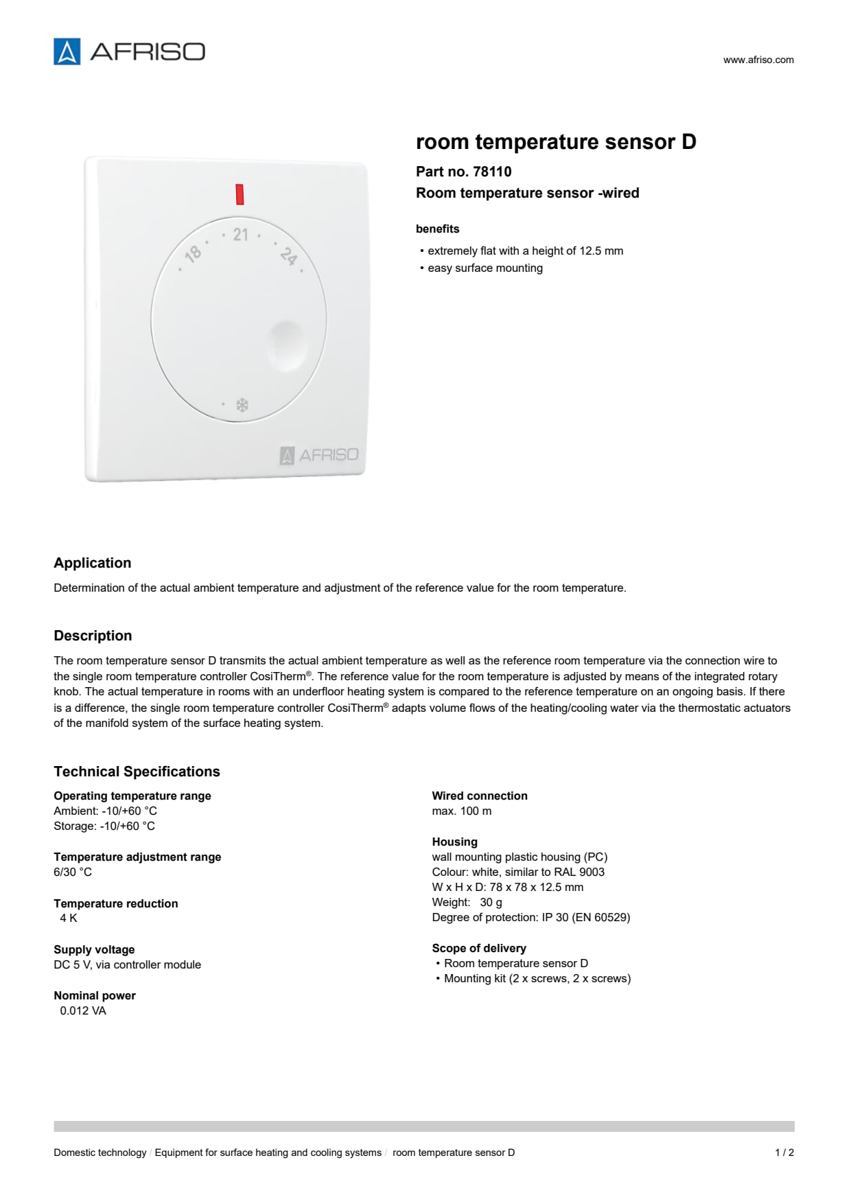 AFRISO_ROOM-TEMPERATURE-SENSOR-D-ROOM-TEMPERATURE-SENSOR-D---WIRED_78110_ENG_GBR.PDF