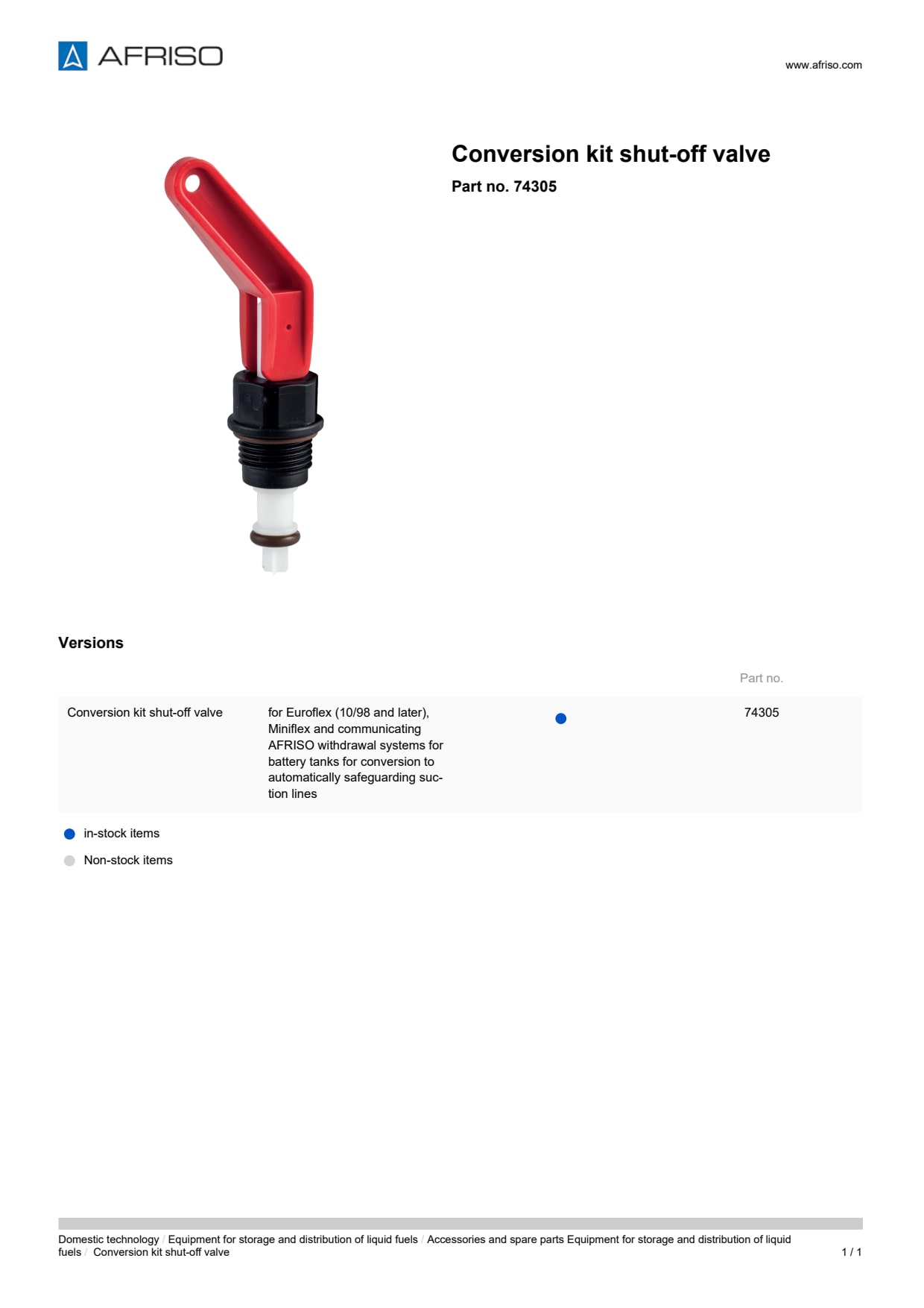 AFRISO_CONVERSION-KIT-SHUT-OFF-VALVE_74305_ENG_GBR.PDF