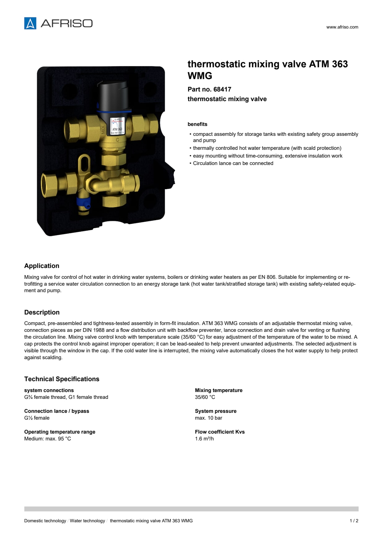 AFRISO_THERMOSTATIC-MIXING-VALVE-ATM-363-WMG-THERMOSTATIC-MIXING-VALVE_68417_ENG_GBR.PDF