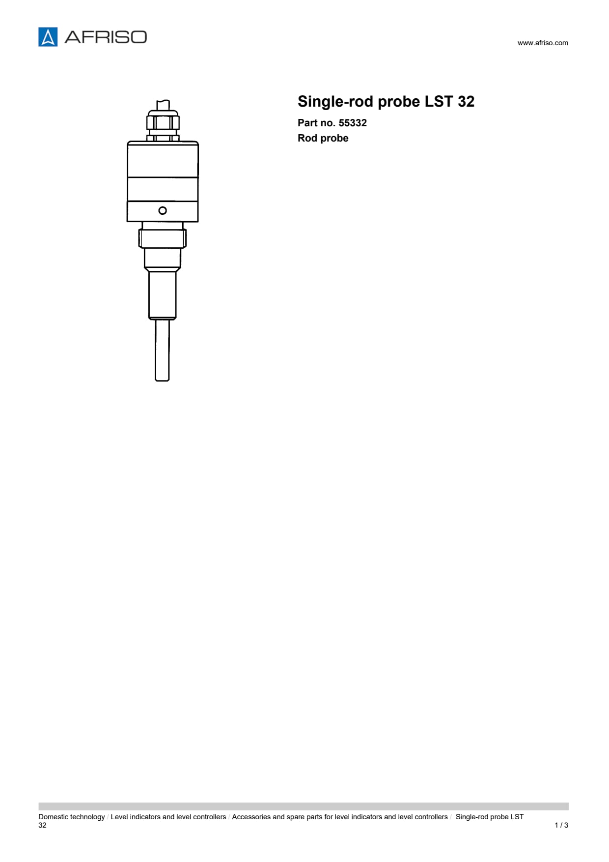 AFRISO_SINGLE-ROD-PROBE-LST-32-ROD-PROBE_55332_ENG_GBR.PDF