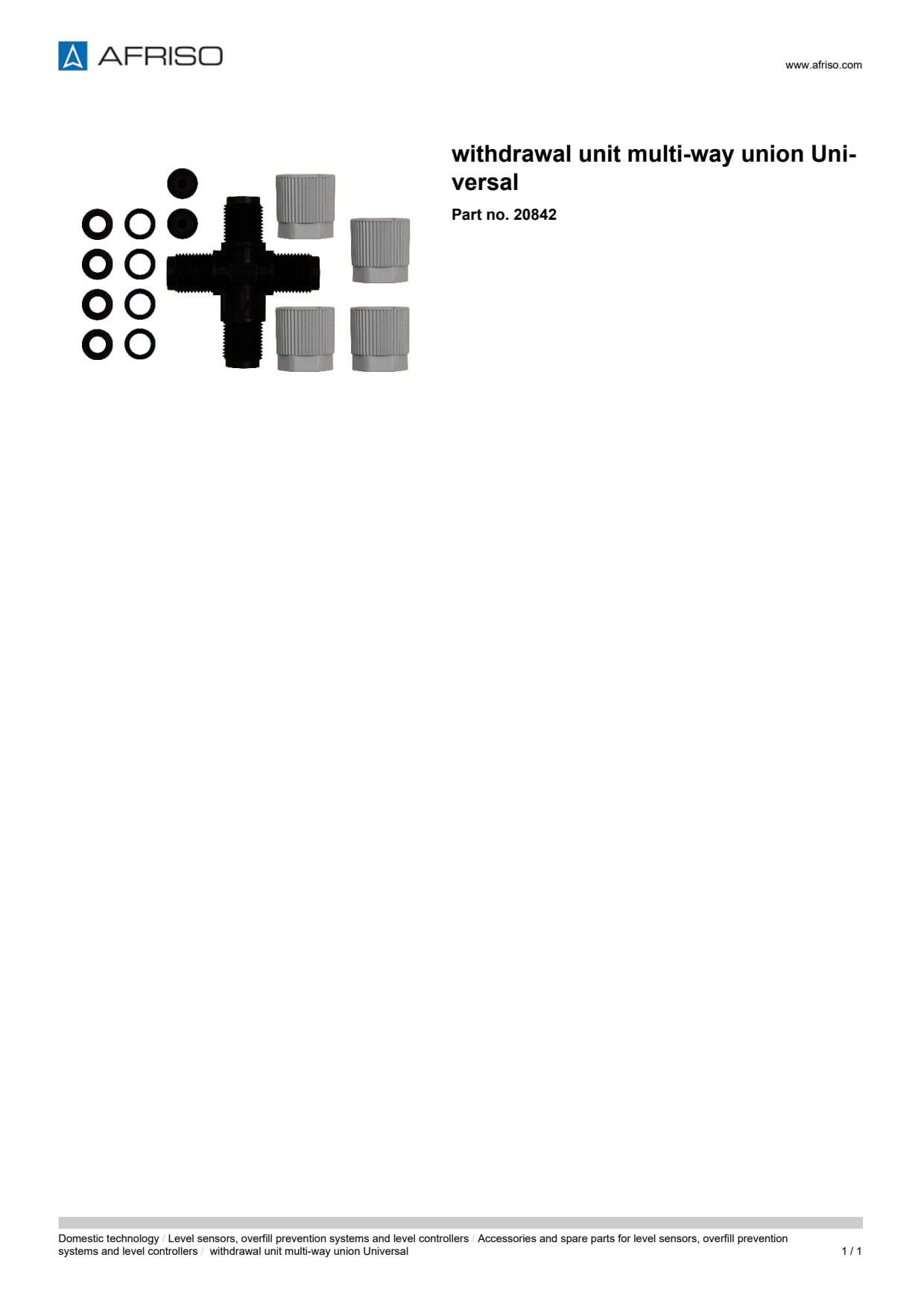 AFRISO_WITHDRAWAL-UNIT-MULTI-WAY-UNION-UNIVERSAL_20842_ENG_GBR.PDF
