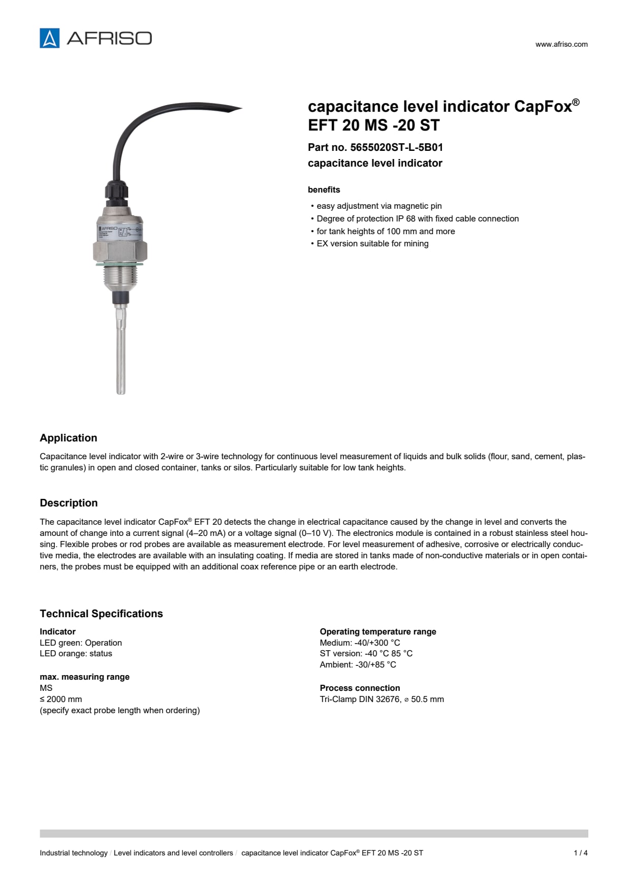 AFRISO_CAPACITANCE-LEVEL-INDICATOR-CAPFOX--EFT-20-MS--20-ST-CAPACITANCE-LEVEL-INDICATOR_5655020ST-L-5B01_ENG_GBR.PDF