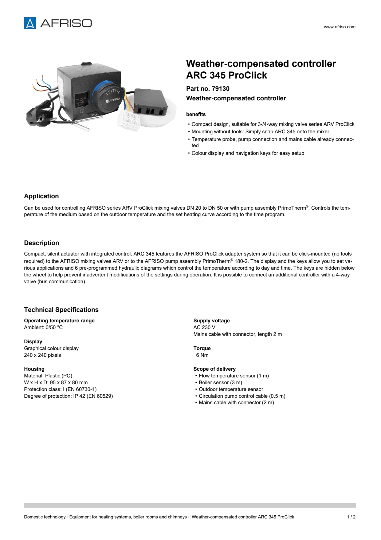 AFRISO_WEATHER-COMPENSATED-CONTROLLER-ARC-345-PROCLICK-WEATHER-COMPENSATED-CONTROLLER_79130_ENG_GBR.PDF