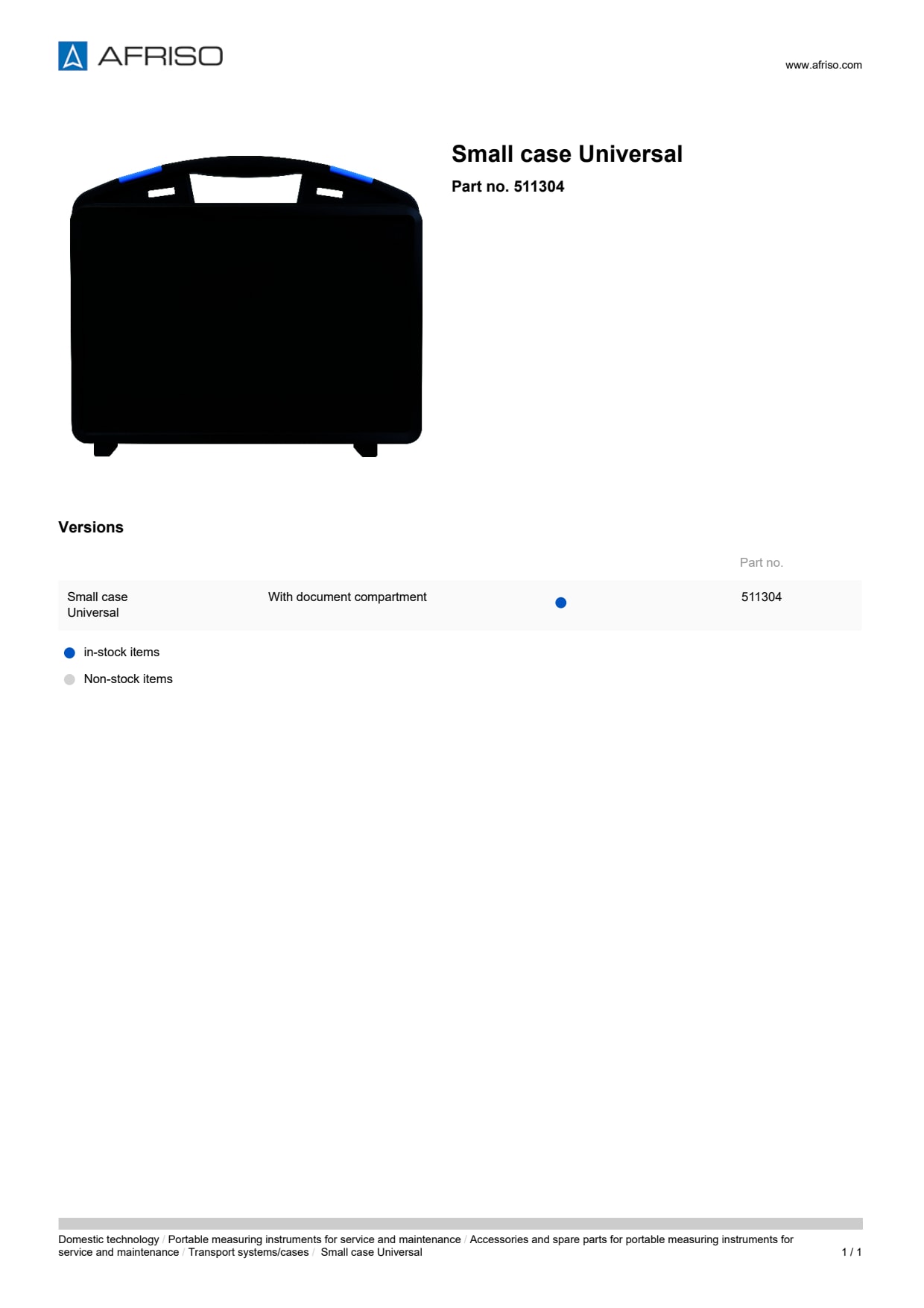 AFRISO_SMALL-CASE-UNIVERSAL_511304_ENG_GBR.PDF