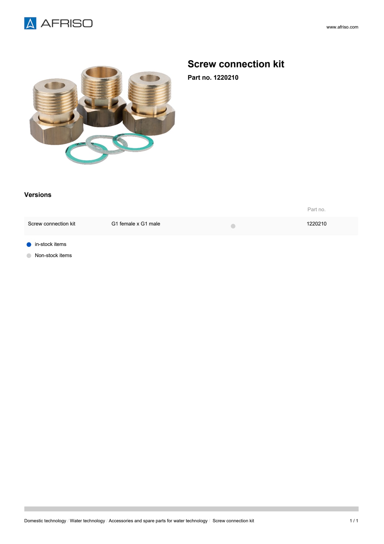 AFRISO_SCREW-CONNECTION-KIT_1220210_ENG_GBR.PDF