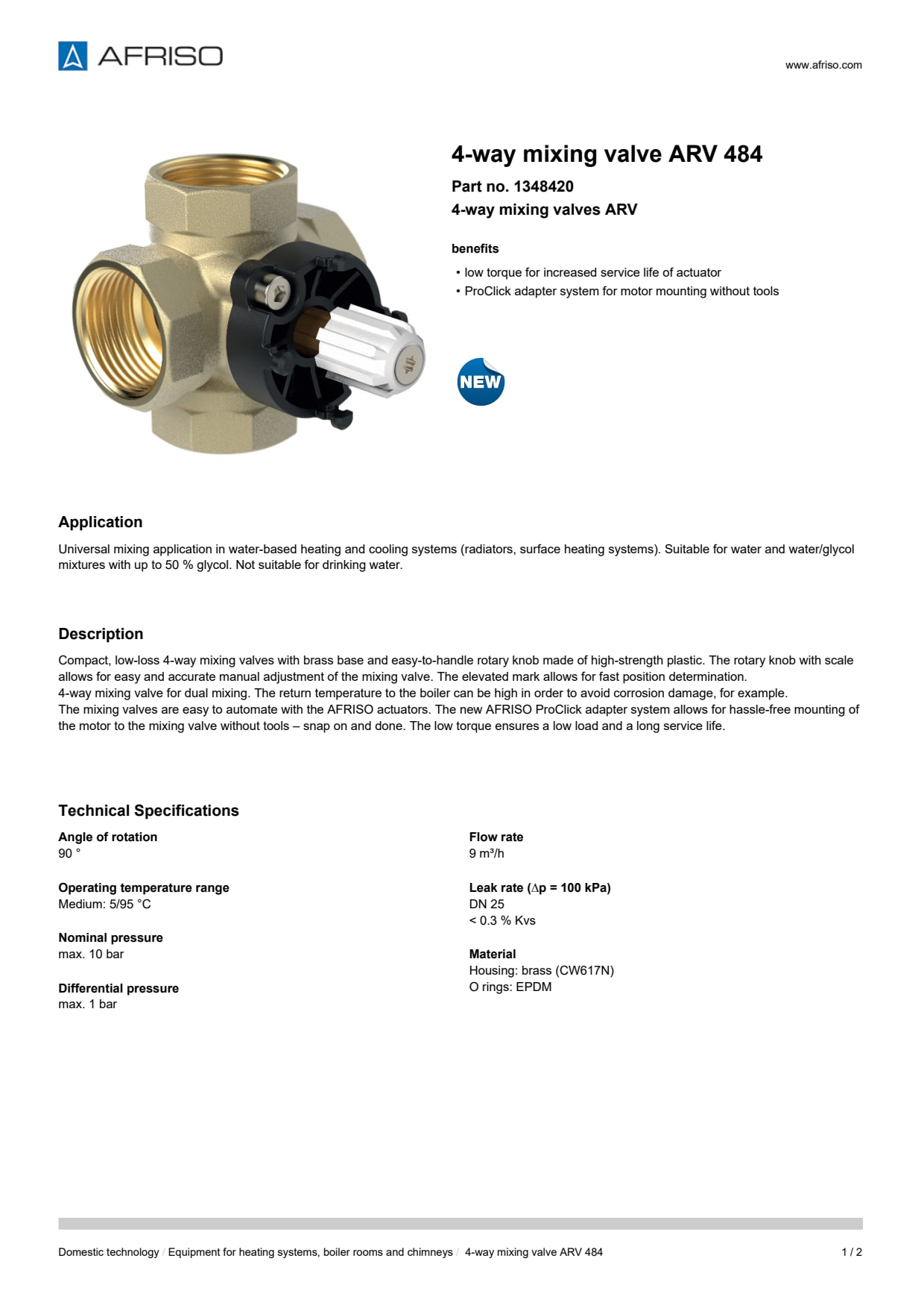 AFRISO_4-WAY-MIXING-VALVE-ARV-484-4-WAY-MIXING-VALVES-ARV_1348420_ENG_GBR.PDF