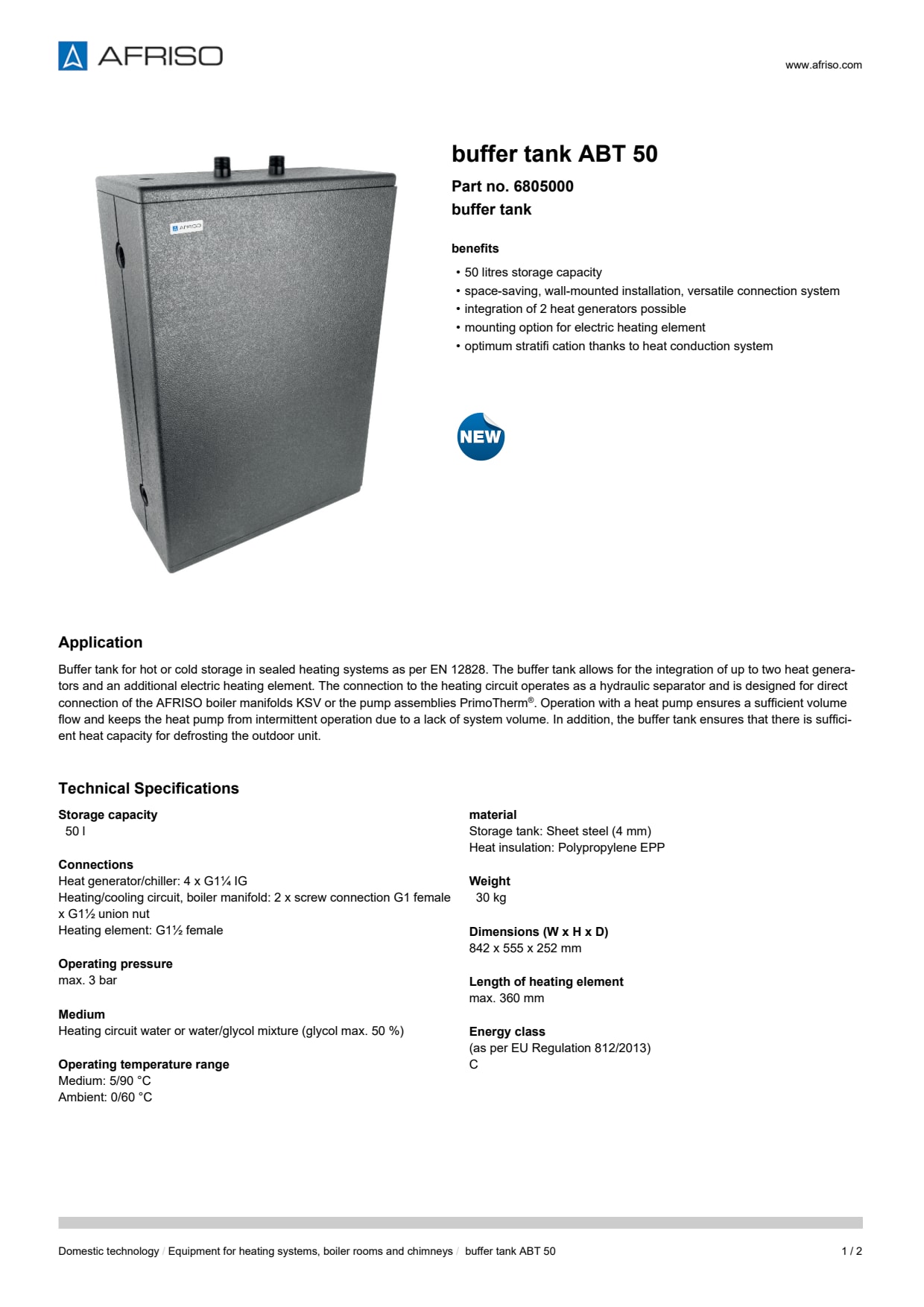 AFRISO_BUFFER-TANK-ABT-50-BUFFER-TANK_6805000_ENG_GBR.PDF